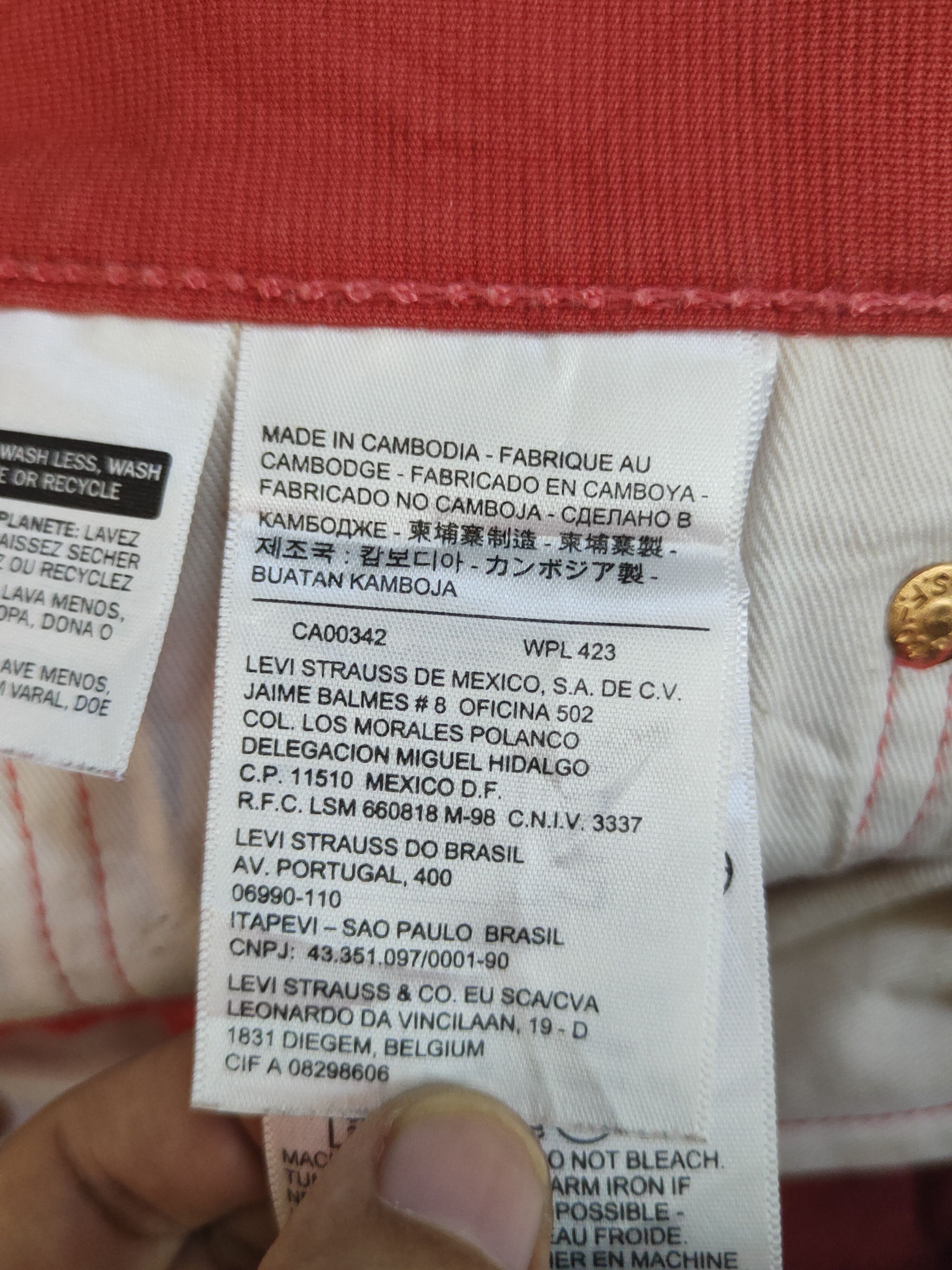 Levi's Levi's Dark Orange Multipocket Casual Pants #S1873 Size US 32 / EU 48 - 20 Thumbnail