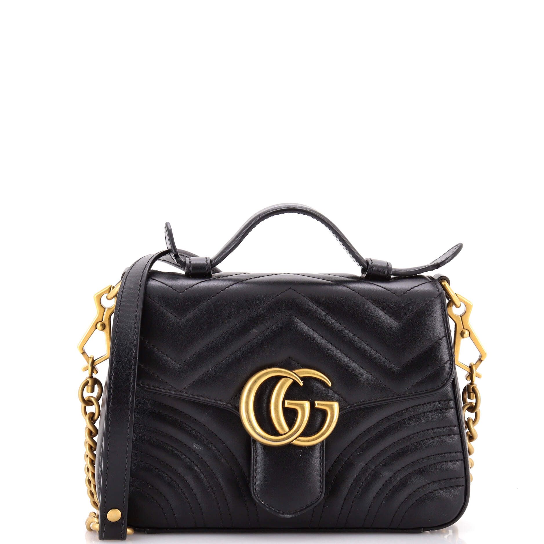 Gucci GG Marmont Top Handle Flap Bag Size ONE SIZE - 1 Thumbnail