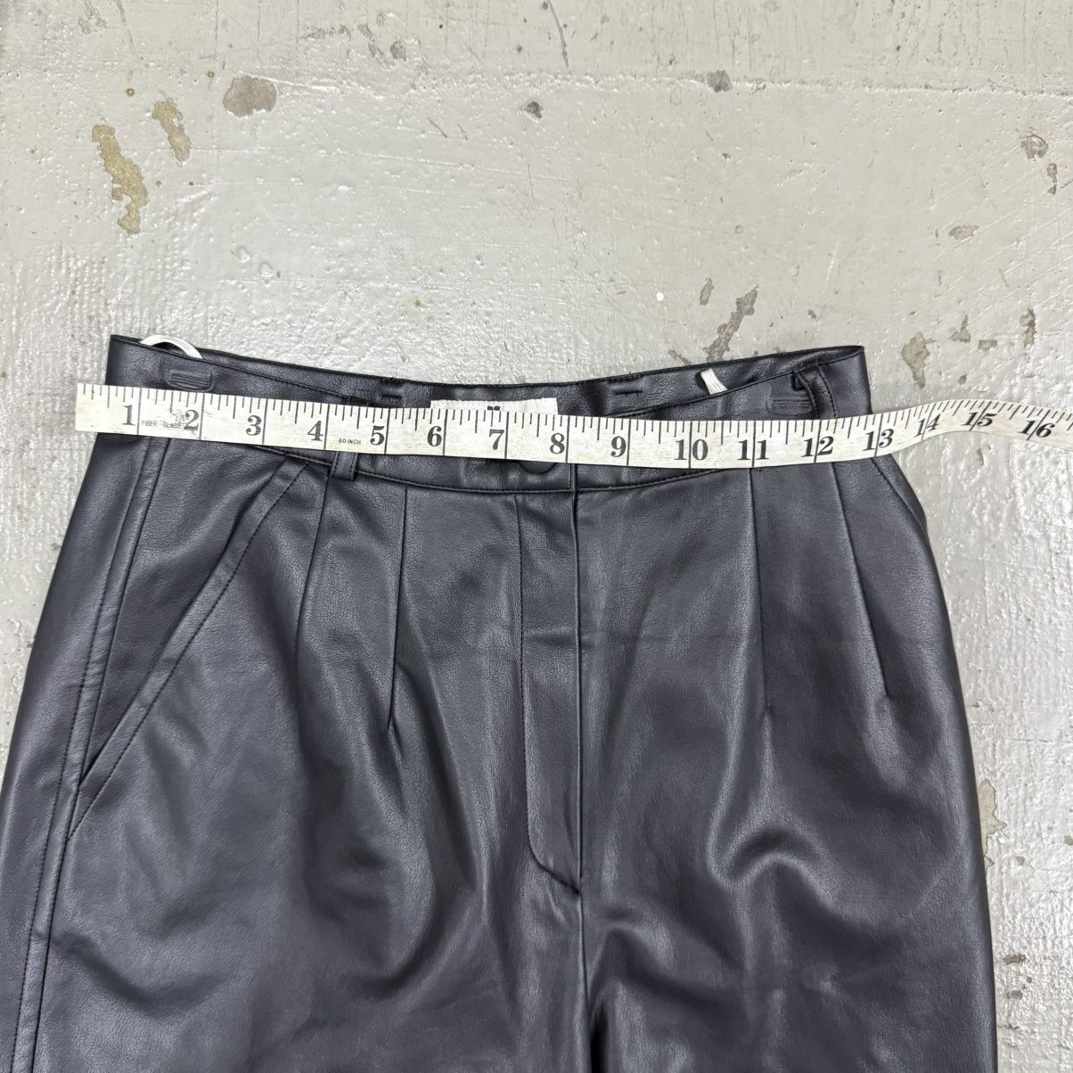 Courreges Courreges Paris Black Leather Pants Size US 26 / EU 42 - 4 Thumbnail