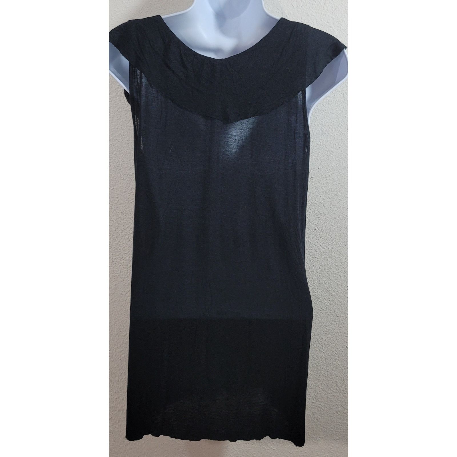 Other Cabi Black Multi Tiered Ruffled Top Medium Soft Flowy Size M / US 6-8 / IT 42-44 - 2 Thumbnail