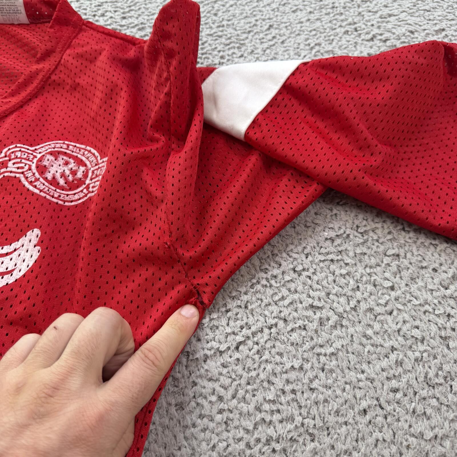 Other Vintage Y2K Memphis RiverKings Hockey Jersey Red Wings Mesh Size US S / EU 44-46 / 1 - 7 Thumbnail