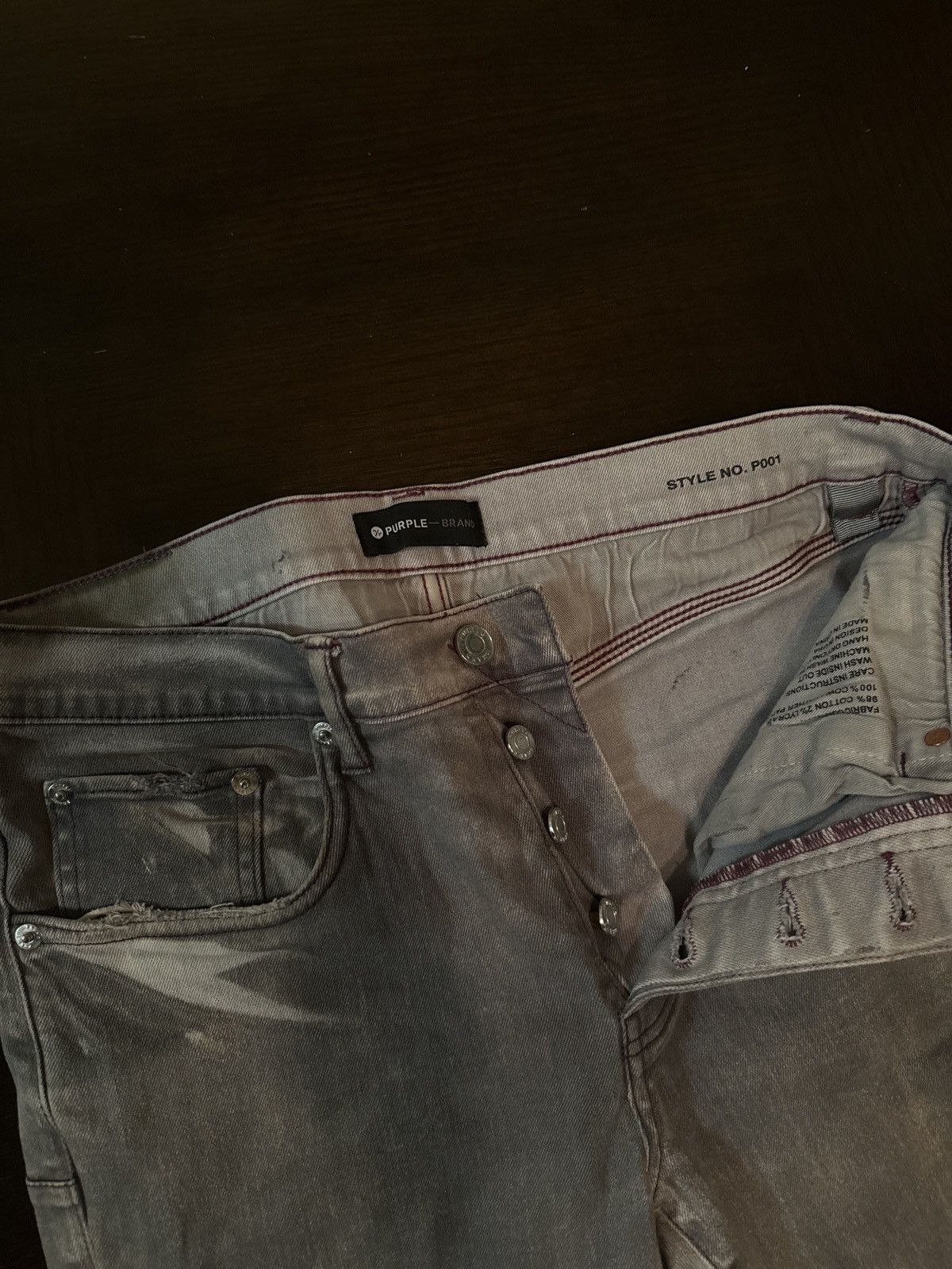Purple Brand Purple Jeans Size US 32 / EU 48 - 4 Thumbnail