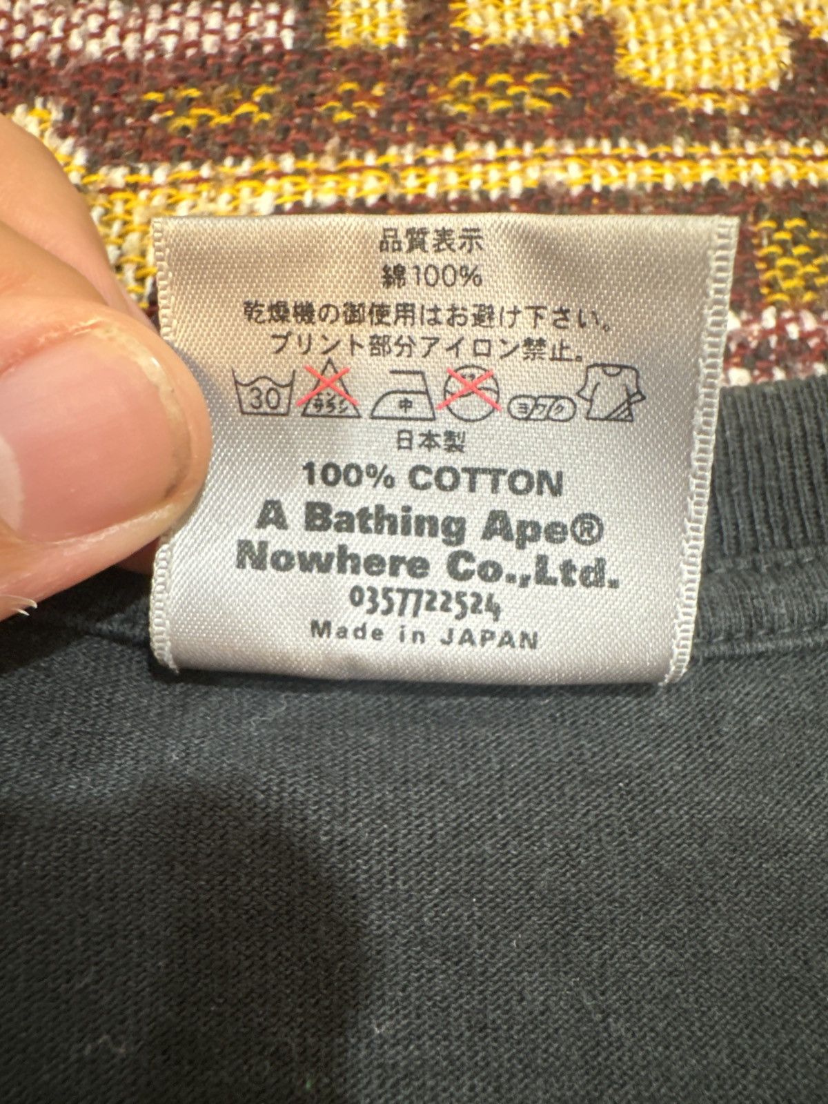 Bape Bape Tee Bubble Letters Size US L / EU 52-54 / 3 - 4 Thumbnail