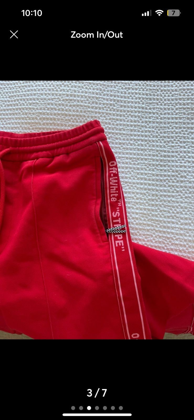 Off-White Off white trouser pants Size 27" / US 4 / IT 40 - 6 Thumbnail
