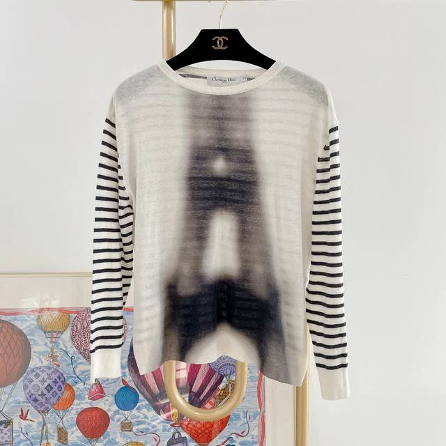 Dior Dior Eiffel Tower knitted long sleeves Size XXS / US 00 / IT 34 - 1 Thumbnail