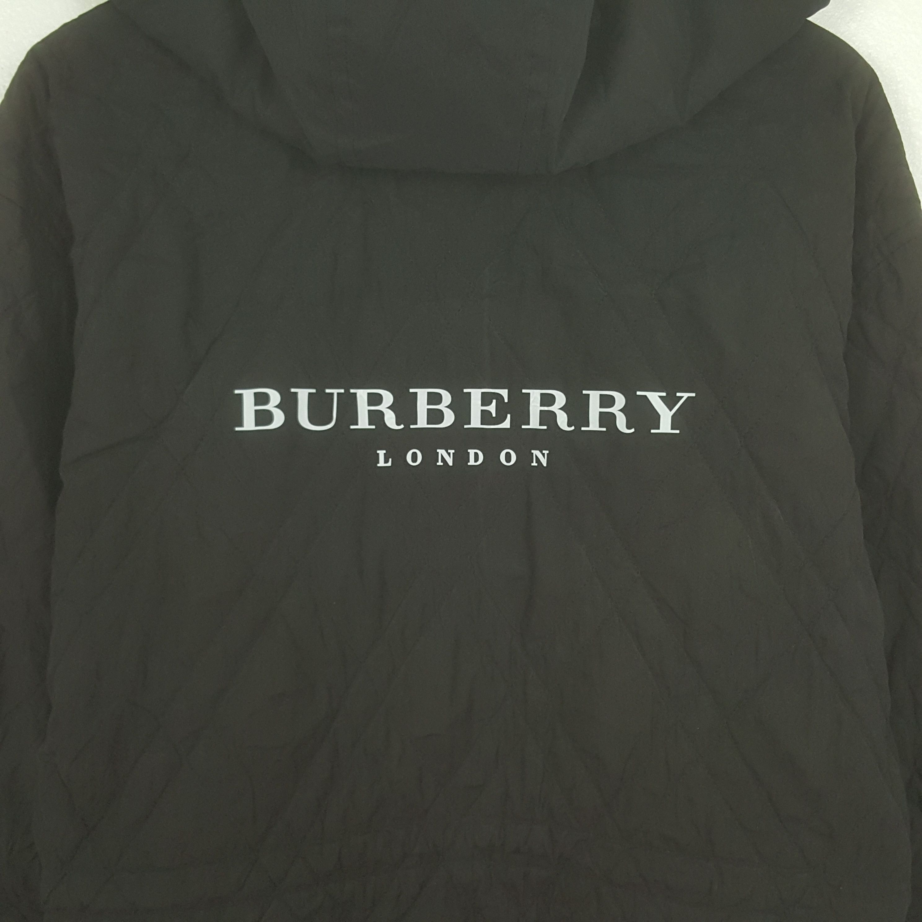 Burberry Vintage Burberrys Custom Spell Out Jacket Hoodie Size L / US 10 / IT 46 - 2 Thumbnail