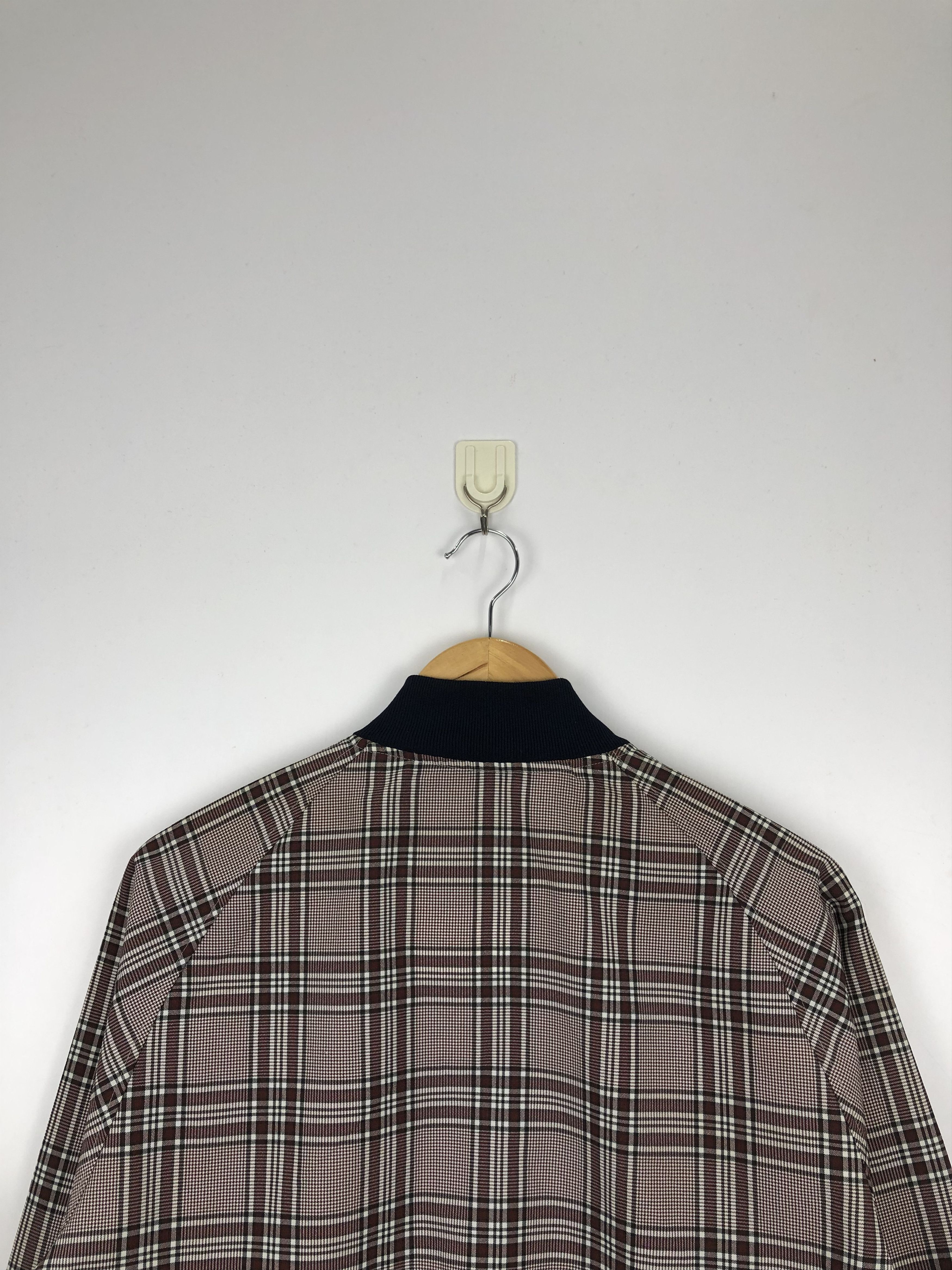 Vintage Vintage 90s Japanese Brand Zipper Checkered Varsity V0431 Size US L / EU 52-54 / 3 - 4 Thumbnail