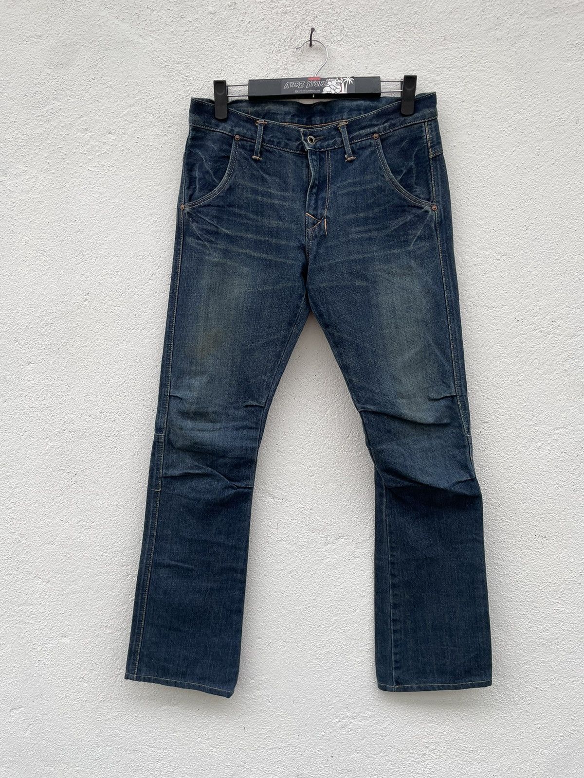 If Six Was Nine Japan Brand Medio Quadro Flare Jeans Made In Japan Size US 30 / EU 46 - 1 Thumbnail