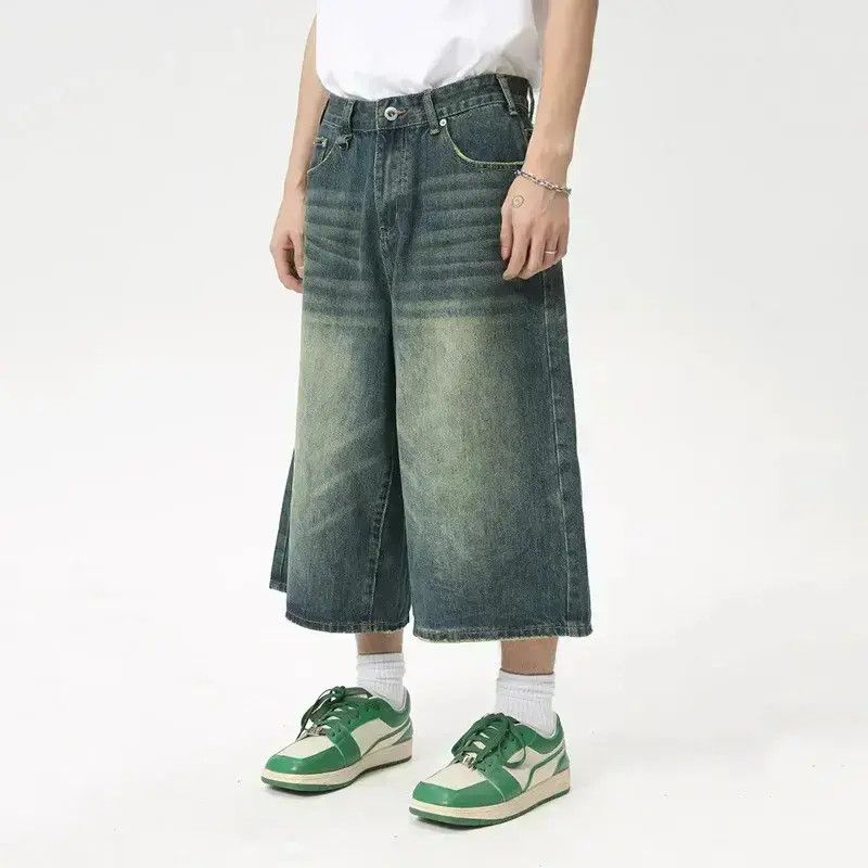 Japanese Brand Street Calf-Length Jeans Size US 32 / EU 48 - 1 Thumbnail