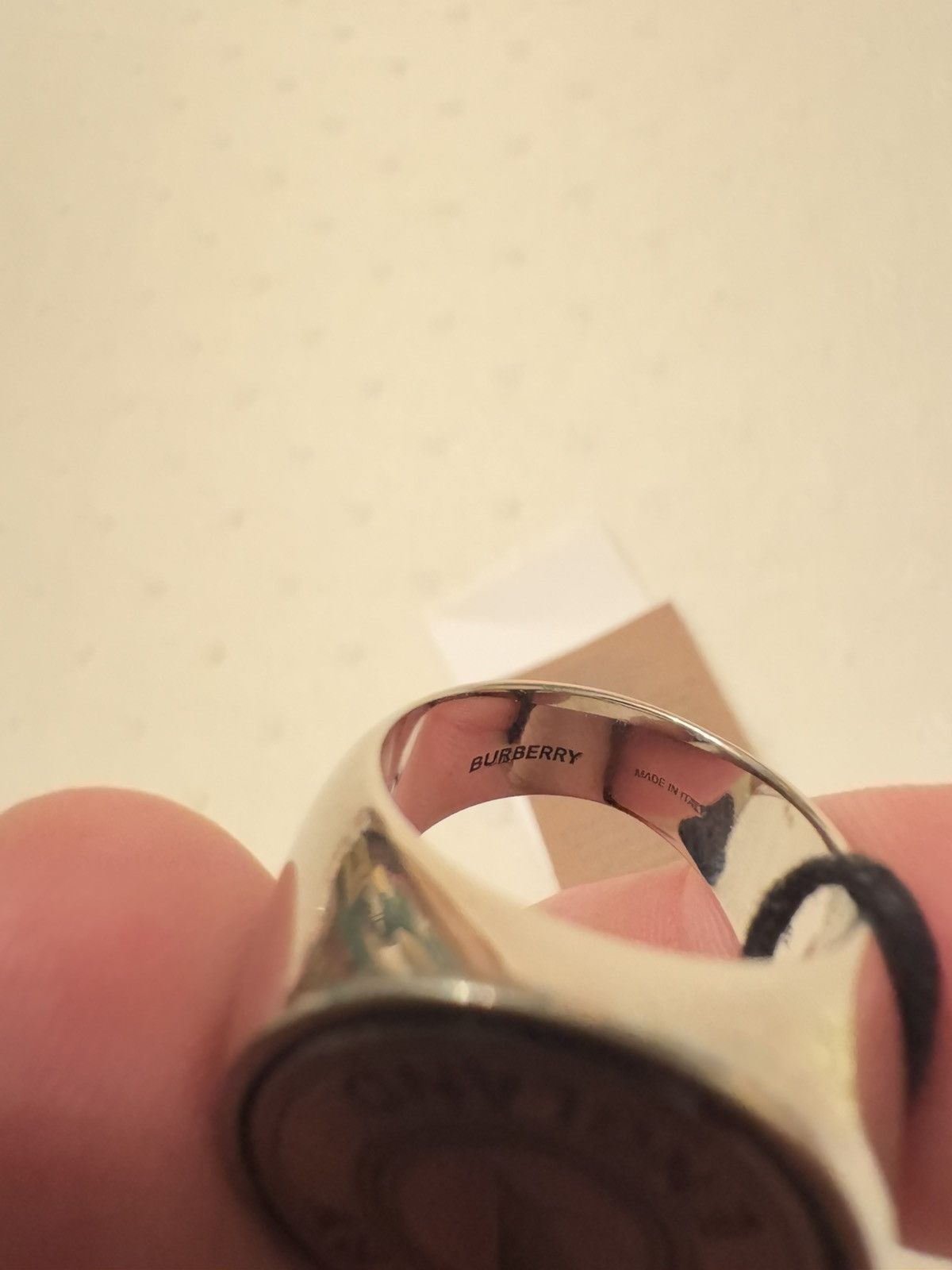 Burberry Signet Ring - Medium (New!) Size ONE SIZE - 8 Thumbnail