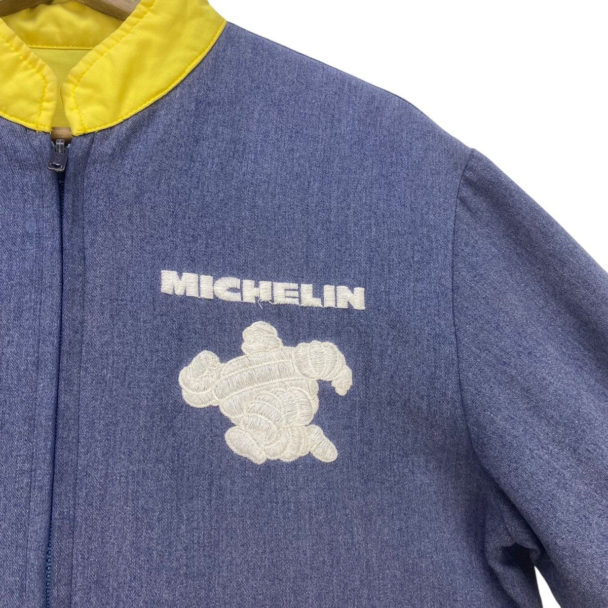 Other Vintage 90s Michelin Embroidered Big Logo Reversible Jacket Size US S / EU 44-46 / 1 - 12 Thumbnail