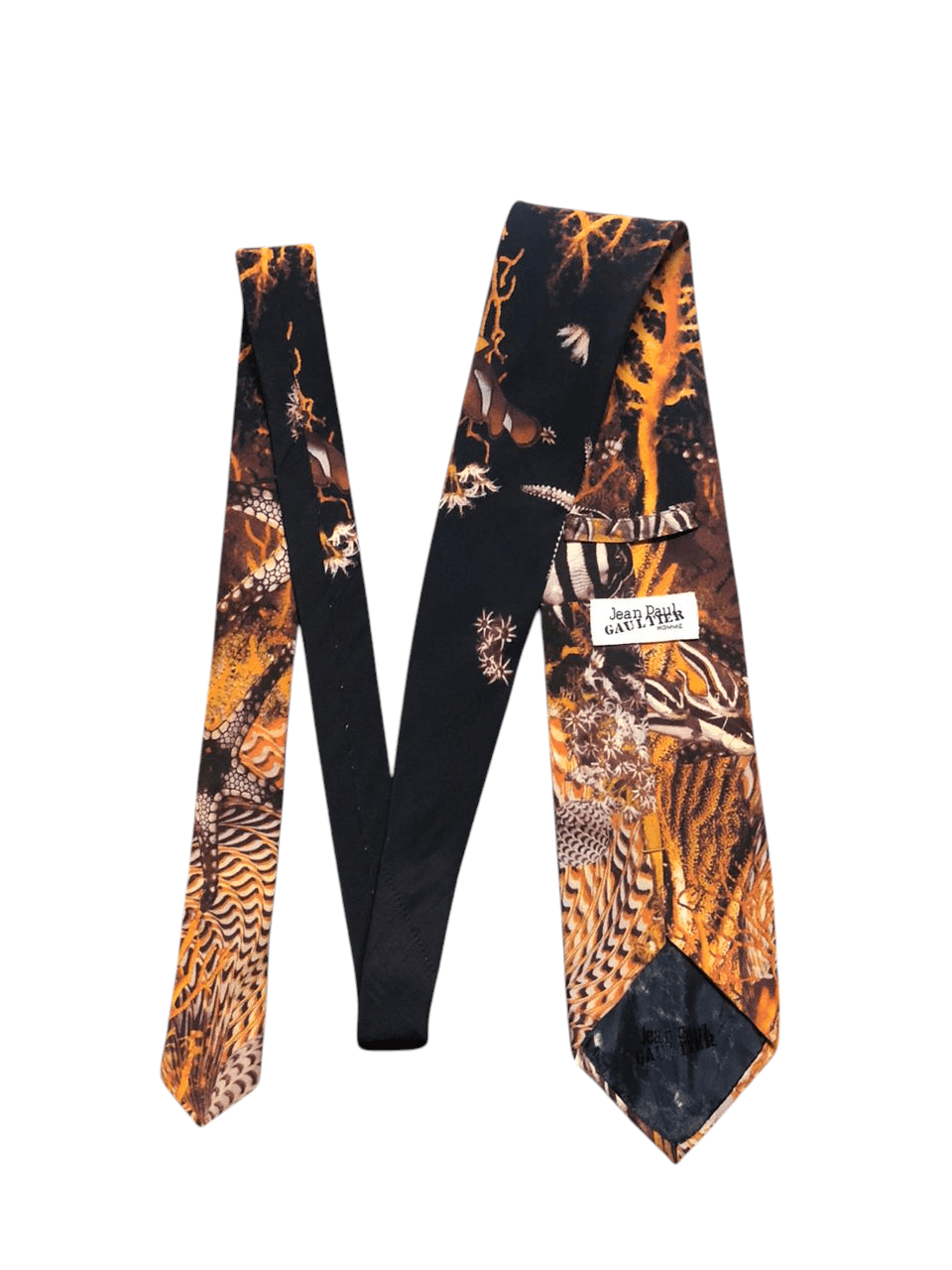 Jean Paul Gaultier Jean Paul Gautier Homme Tie Full Print Rare Design Size ONE SIZE - 4 Thumbnail