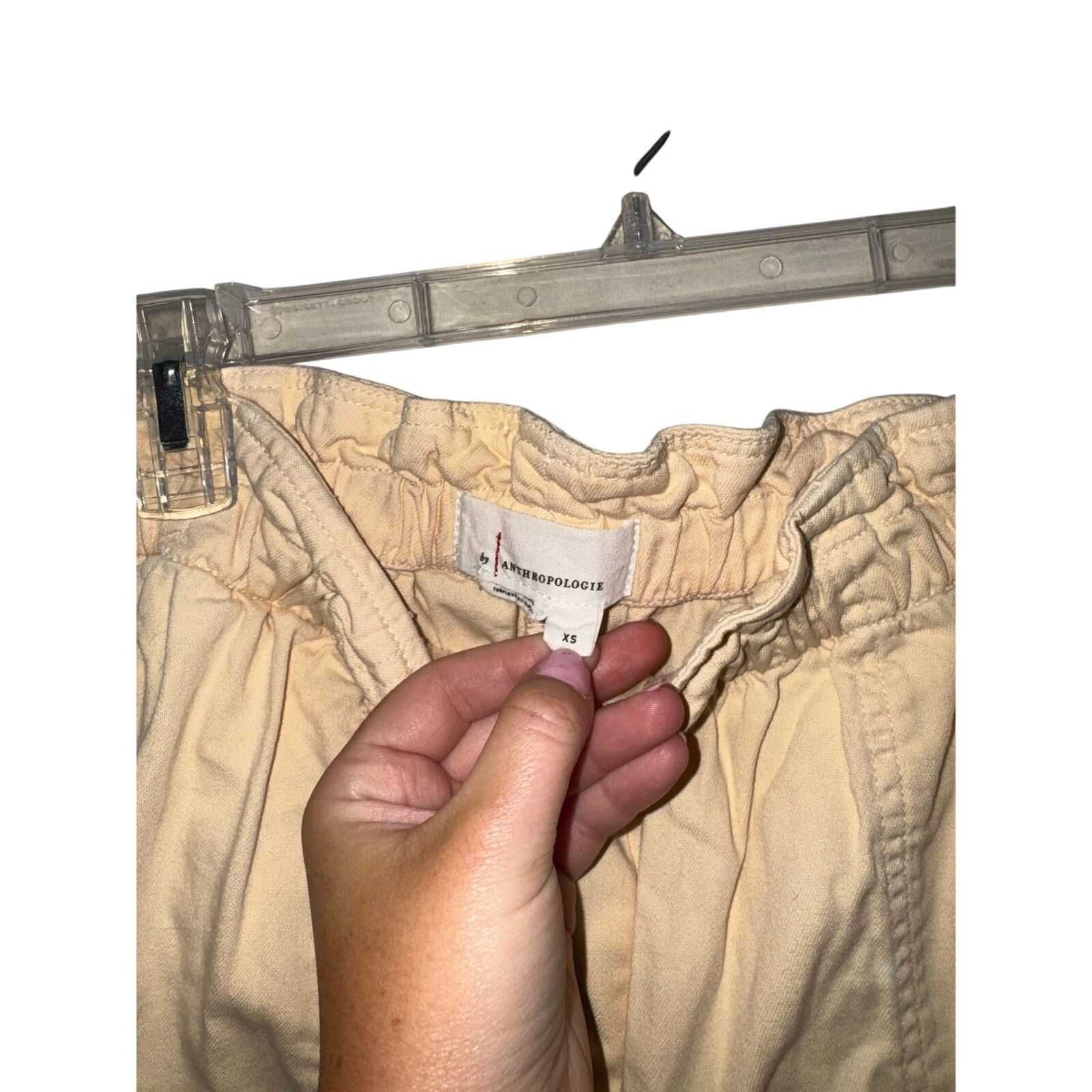 Anthropologie Anthropologie Cropped Paperbag Waist Cargo Pants - Size XS Size 26" / US 2 / IT 38 - 3 Thumbnail