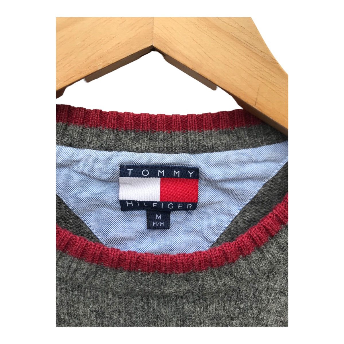 Tommy Hilfiger Tommy Hilfiger Lambswool Pullover Sweatshirt Size US M / EU 48-50 / 2 - 2 Thumbnail