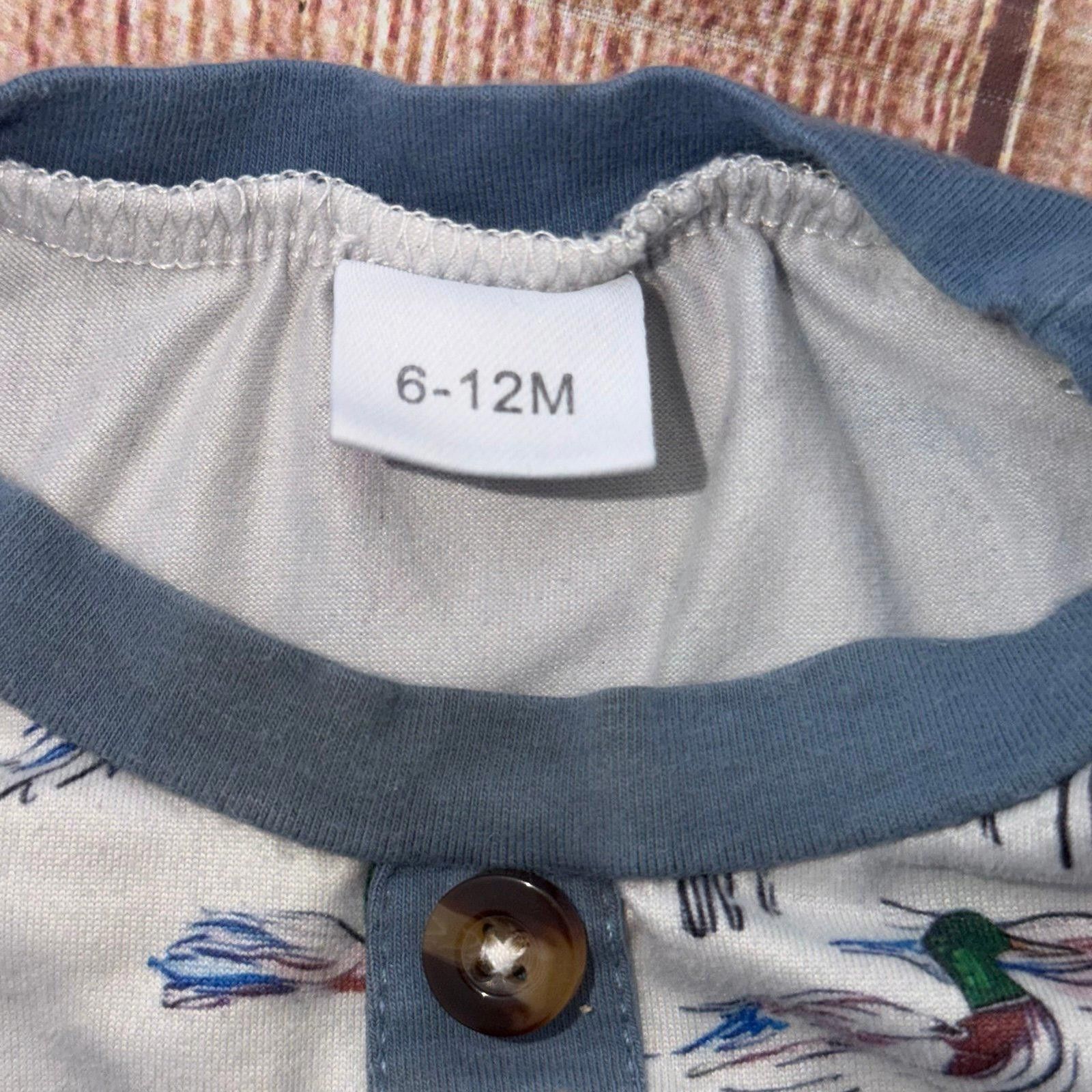 Other Boutique 6-12 Month Duck Print Baby Shirt Size US XXS / EU 40 - 4 Thumbnail