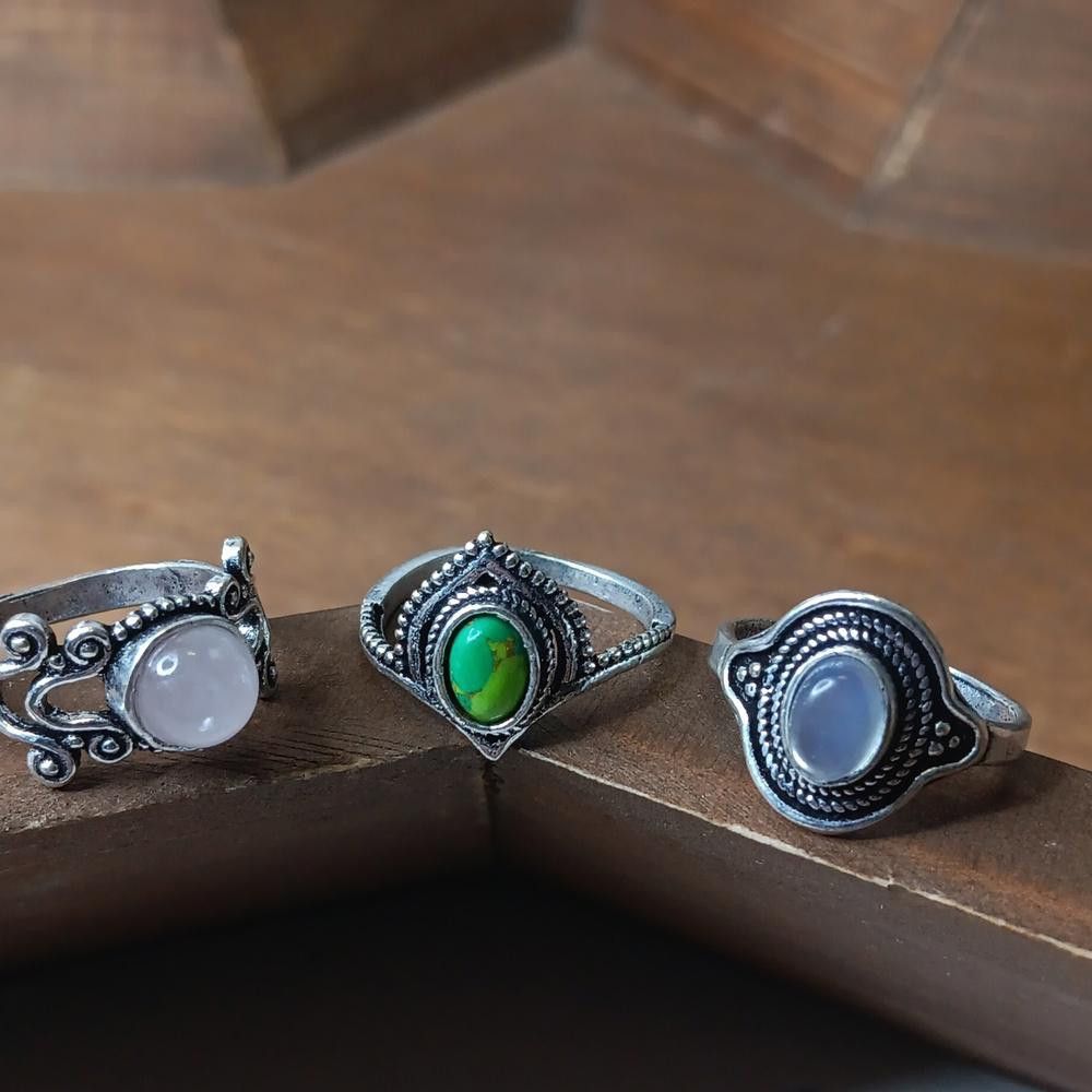 Designer Ring lot, 12 ring, size 6-7 Size ONE SIZE - 7 Thumbnail