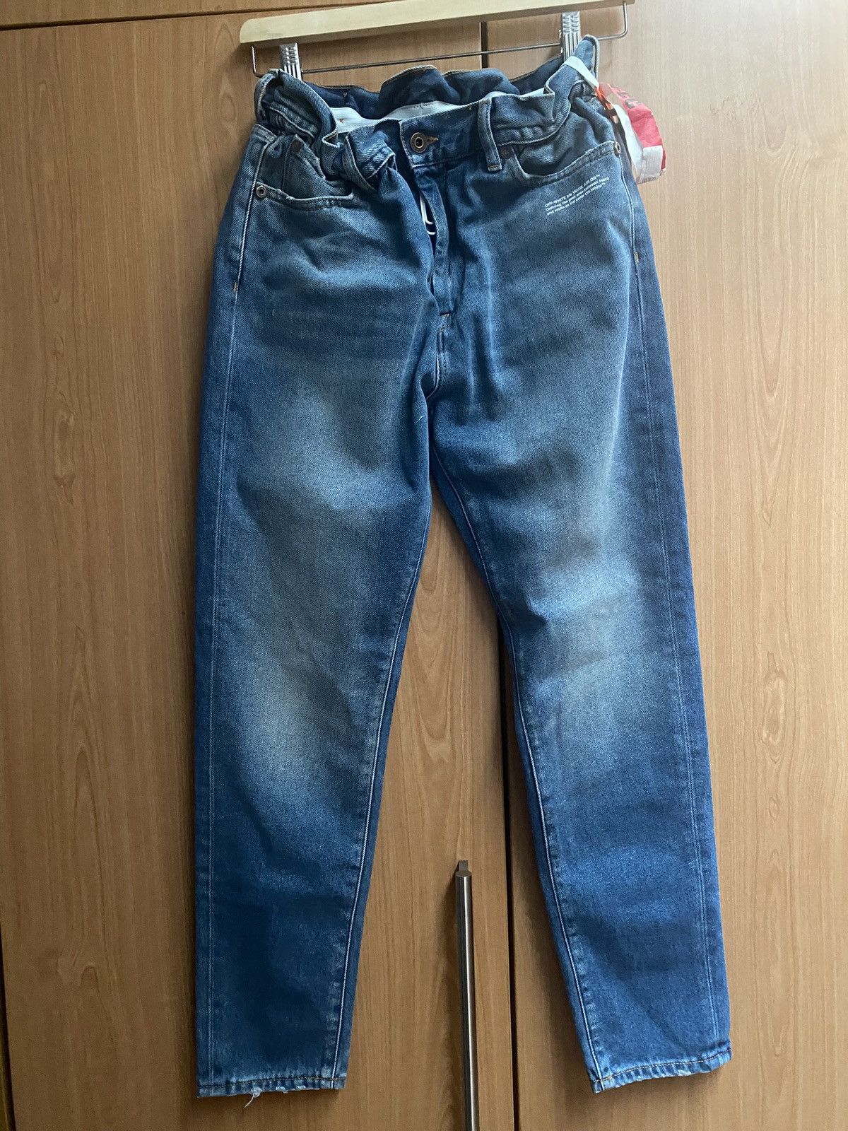 Off-White Off White Slim Low Crotch Jeans Size 30 BNWT Size US 30 / EU 46 - 1 Thumbnail