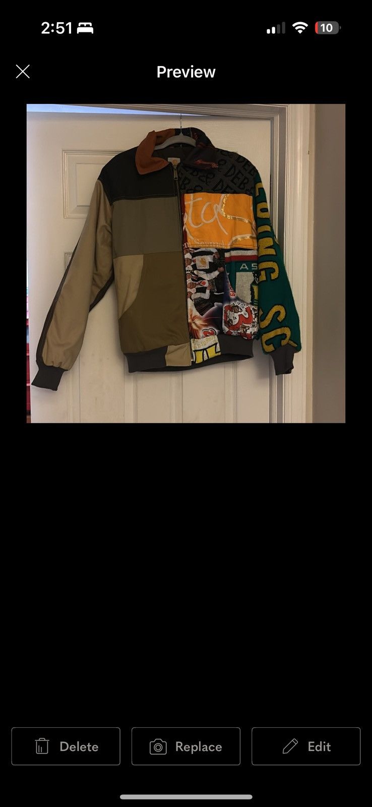 Vintage Carhartt Men’s jacket patchwork design Size US M / EU 48-50 / 2 - 2 Thumbnail