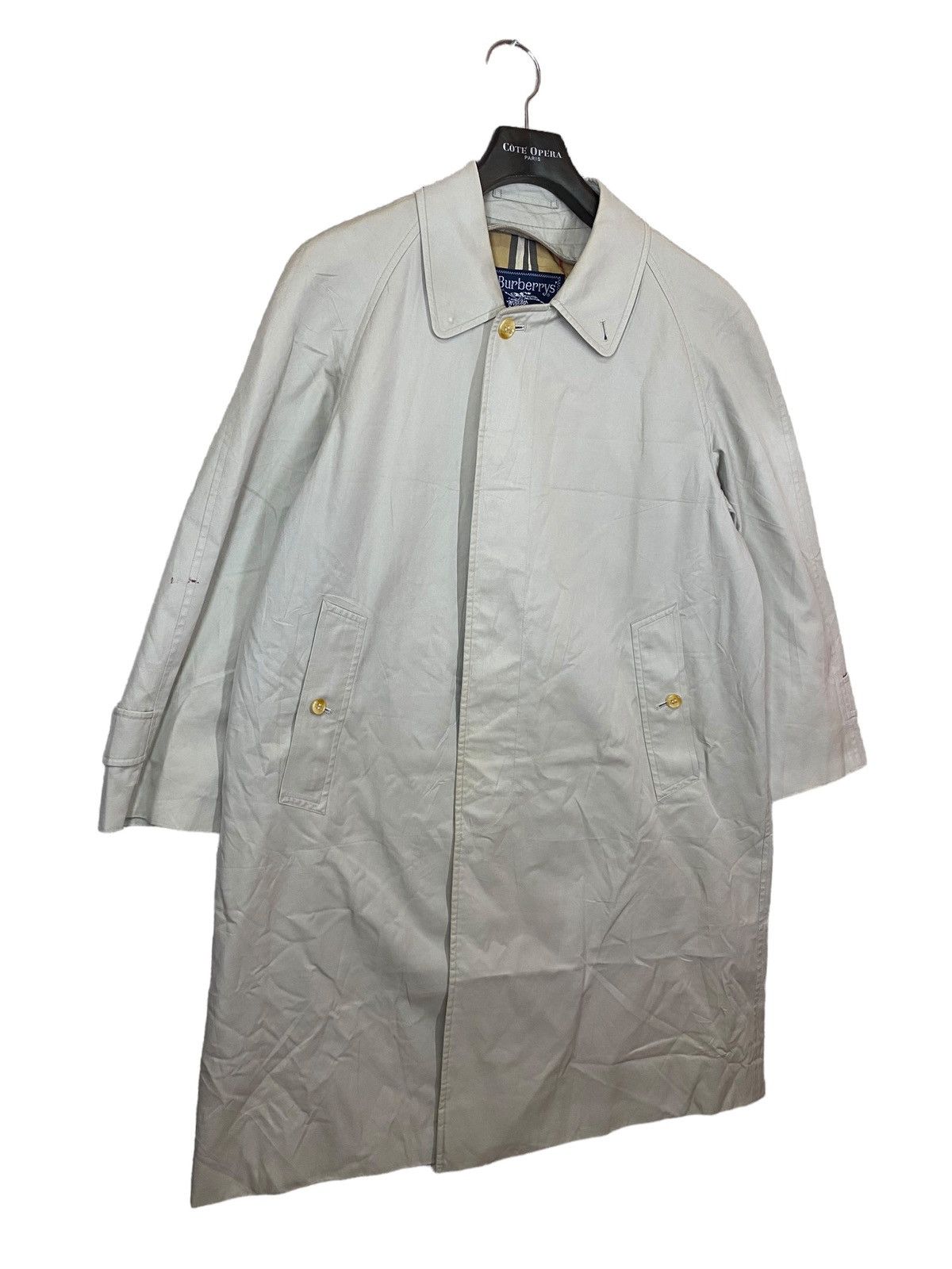 Burberry ‼️VINTAGE BURBERRY TRENCH COAT LINING NOVACHECK‼️ Size US L / EU 52-54 / 3 - 3 Thumbnail