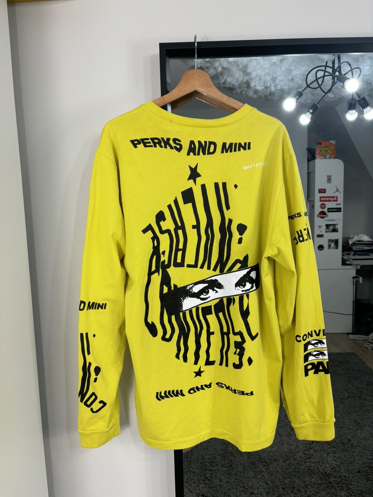 Balenciaga × Japanese Brand × Vans 5XL Balenciaga Style Long Big Hip Hop Longsleeve Hoodie Vans Size US XL / EU 56 / 4 - 1 Thumbnail