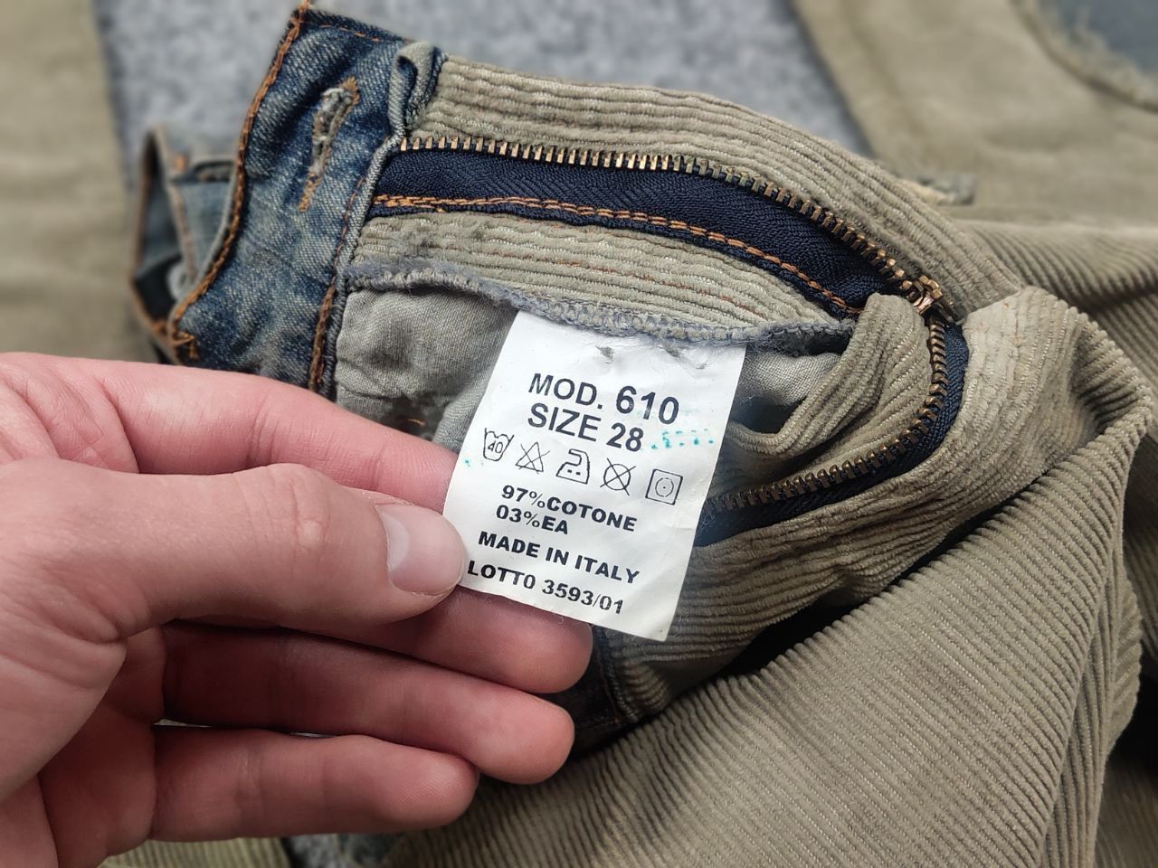 If Six Was Nine Vintage If six was nine Style LGB Y2K Corduroy Flared Jeans Size 28" / US 6 / IT 42 - 15 Thumbnail