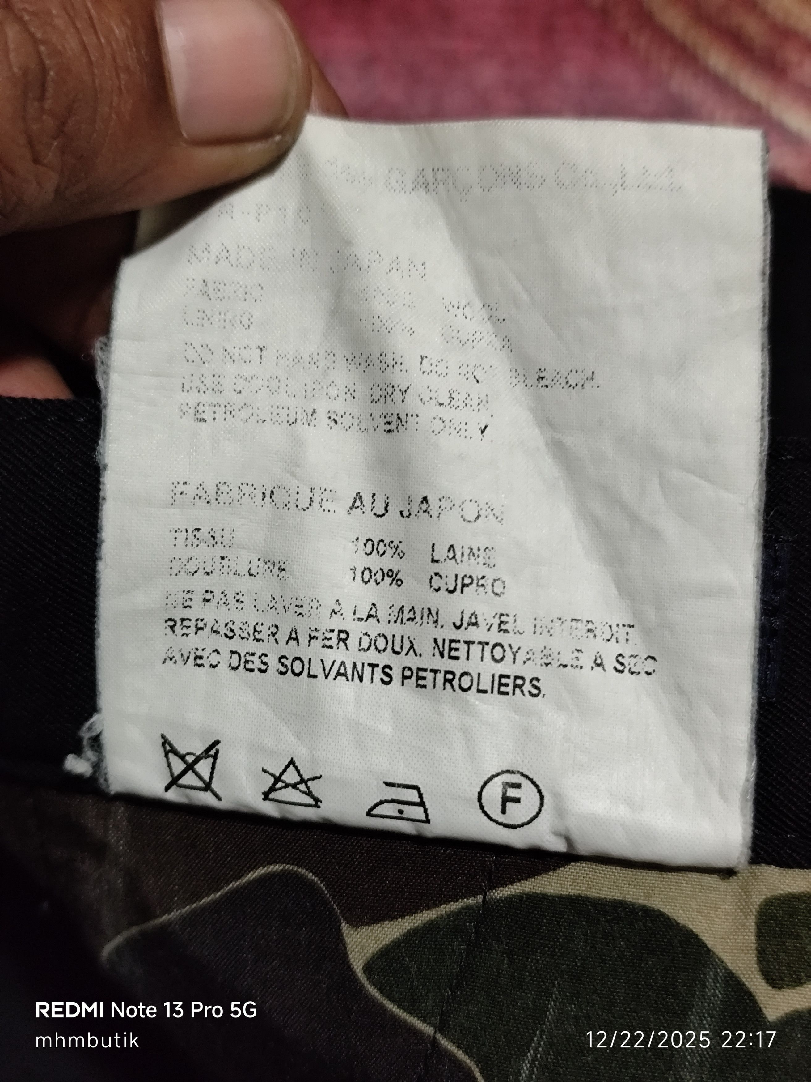 Comme des Garcons Comme des Garcons Pant Size US 32 / EU 48 - 7 Thumbnail