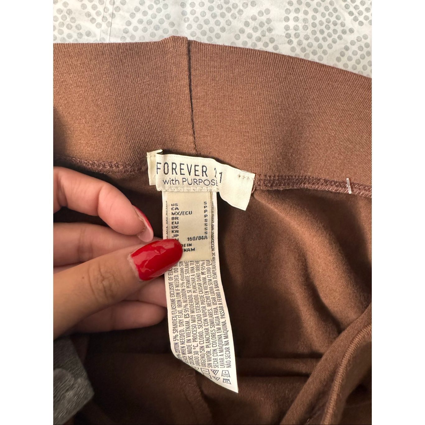 Forever 21 Forever 21 Brown Biker Shorts Size Small – Soft Stretch Cotton Blend, High Waist, Casual Lounge Shorts Size 27" / US 4 / IT 40 - 8 Thumbnail