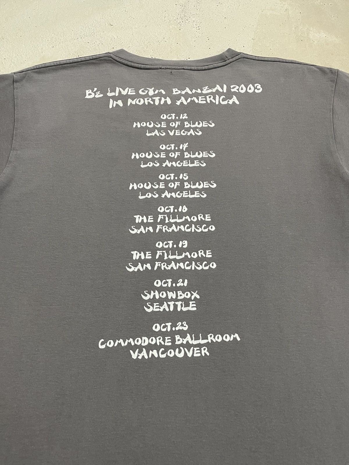 Band Tees Summer Sonic Rock & Roll Be Live Gym Banzai 2003 Tour Size US M / EU 48-50 / 2 - 8 Thumbnail