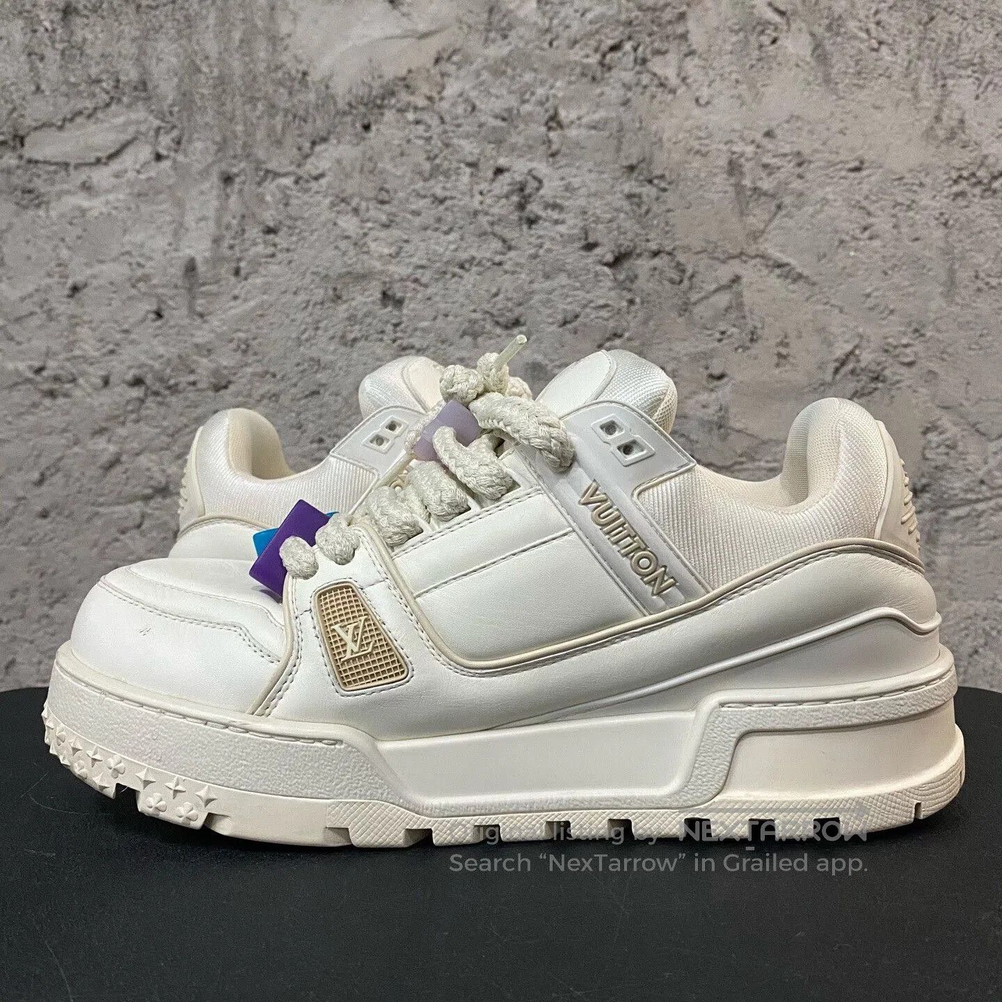Louis Vuitton Louis Vuitton White LV Trainer Sneakers. Size US 8 / EU 41 - 5 Thumbnail