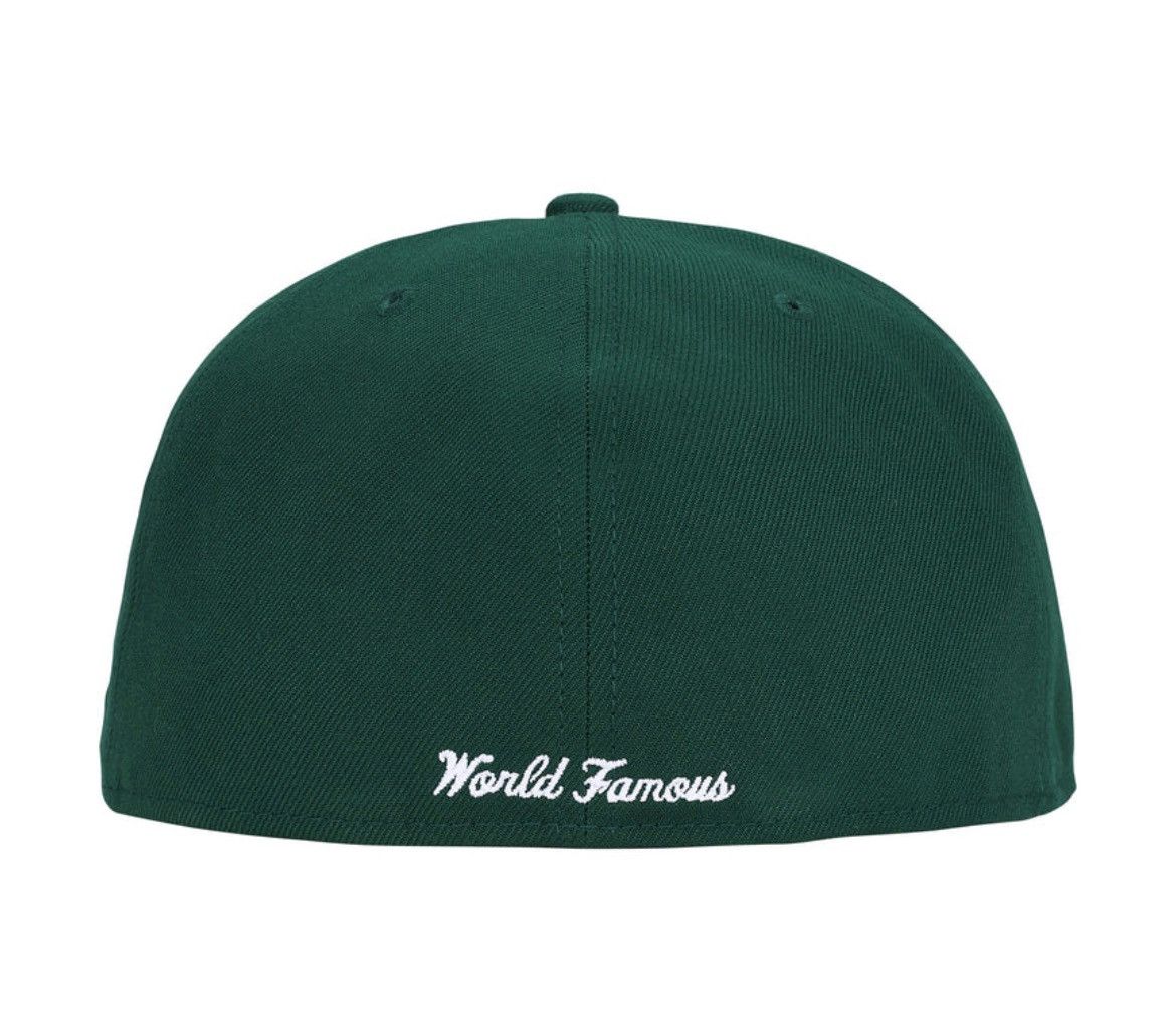 New Era × Supreme 7 1/4 Supreme Breast Cancer Awareness Box Logo Dark Green Size ONE SIZE - 7 Thumbnail