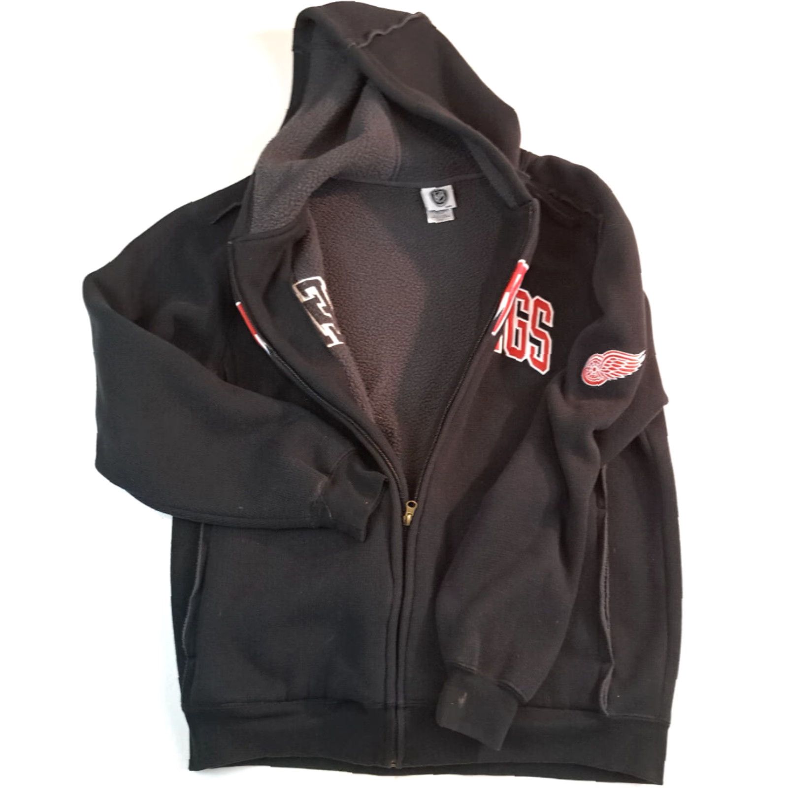 NHL NHL Jacket Full Zip Hoodie Men L Black Spring Insulated Cotton-Polyester Canvas Logo Hockey, NHL, Vintage No, 27in long, 24in pit to pit Size US L / EU 52-54 / 3 - 3 Thumbnail