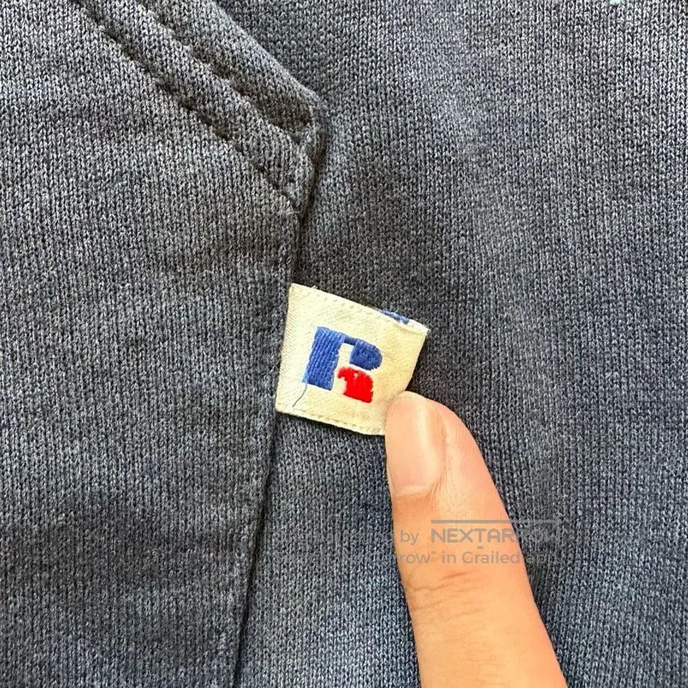 Vintage Russell Vintage Faded Zip Hoodie. Size US XXL / EU 58 / 5 - 4 Thumbnail