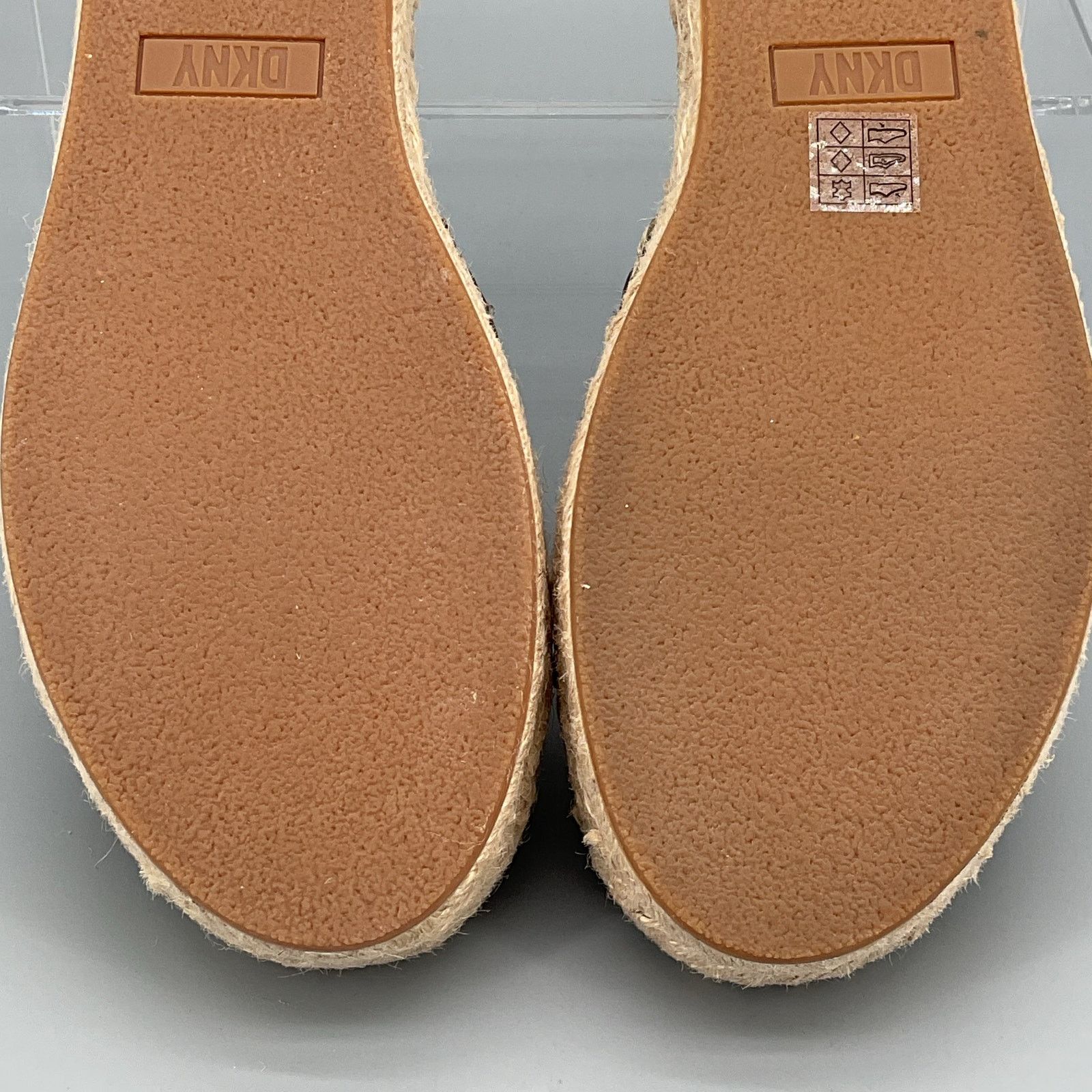 DKNY DKNY Women Camillo Espadrille Slide Sandals Brown Sz 10M Size US 10 / IT 40 - 10 Thumbnail