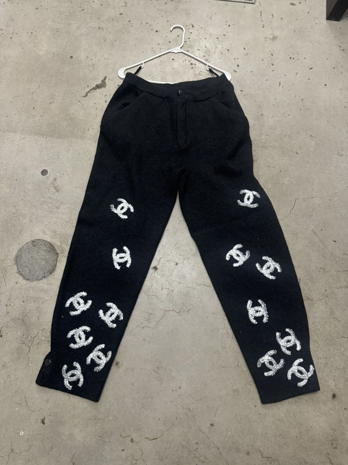 Chanel Chanel Glitter Patch Cashmere Pants Size US 32 / EU 48 - 2 Thumbnail