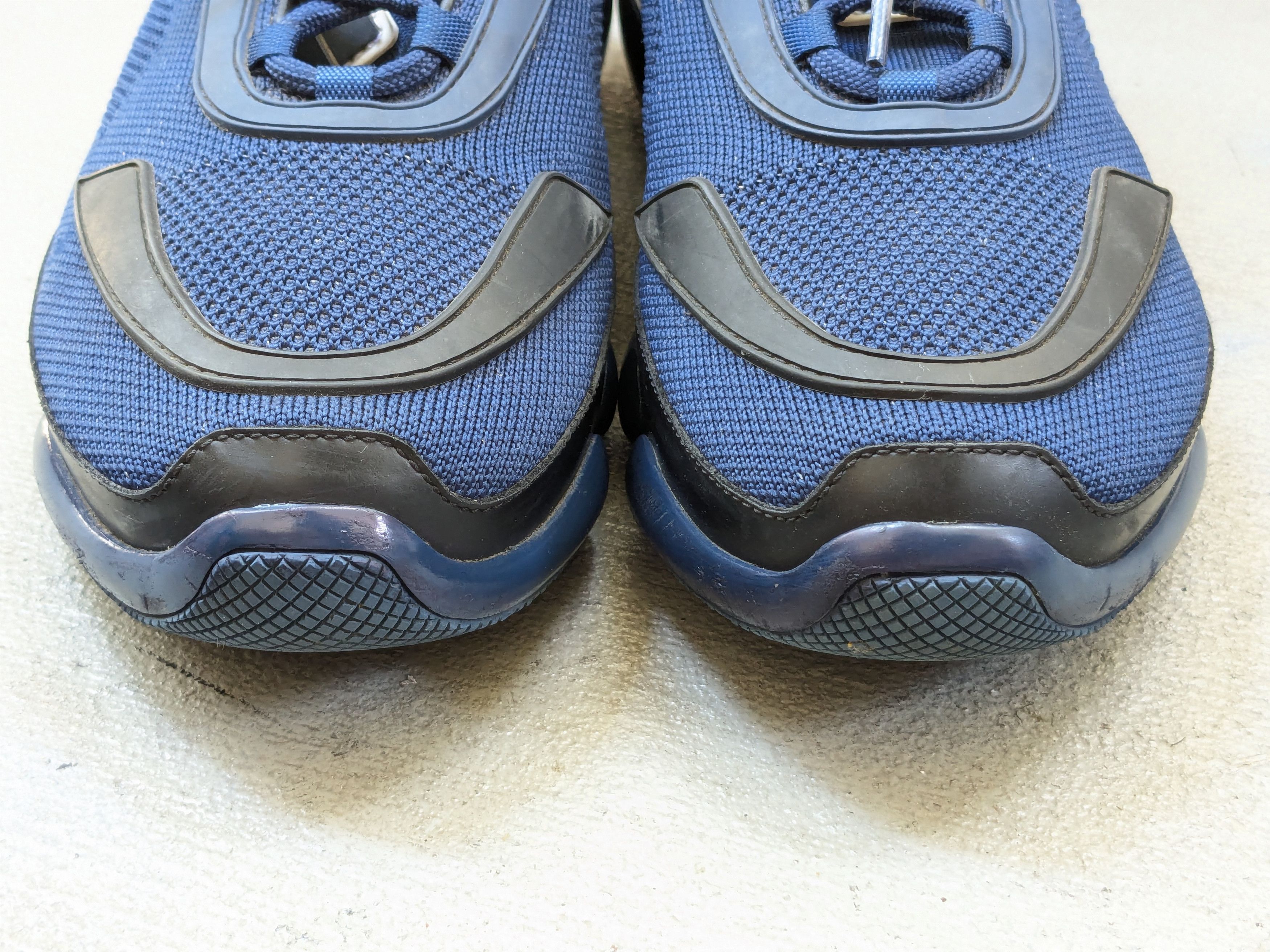 Prada Prada Cloudbust Sneakers Navy Blue 9 Knit Low Tops Size US 9 / EU 42 - 2 Thumbnail