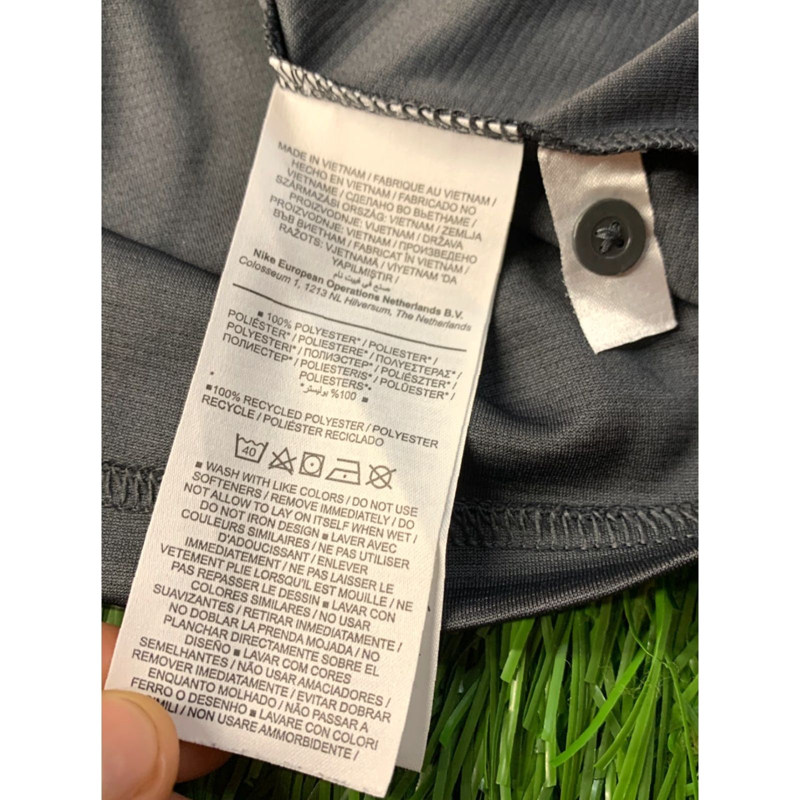 Nike Nike Dry Academy Pro Dri-Fit Football Polo Shirt Mens M Gray and Blue 2020 Nike Dri-FIT Football Polo Shirt Mens M Size US M / EU 48-50 / 2 - 6 Thumbnail