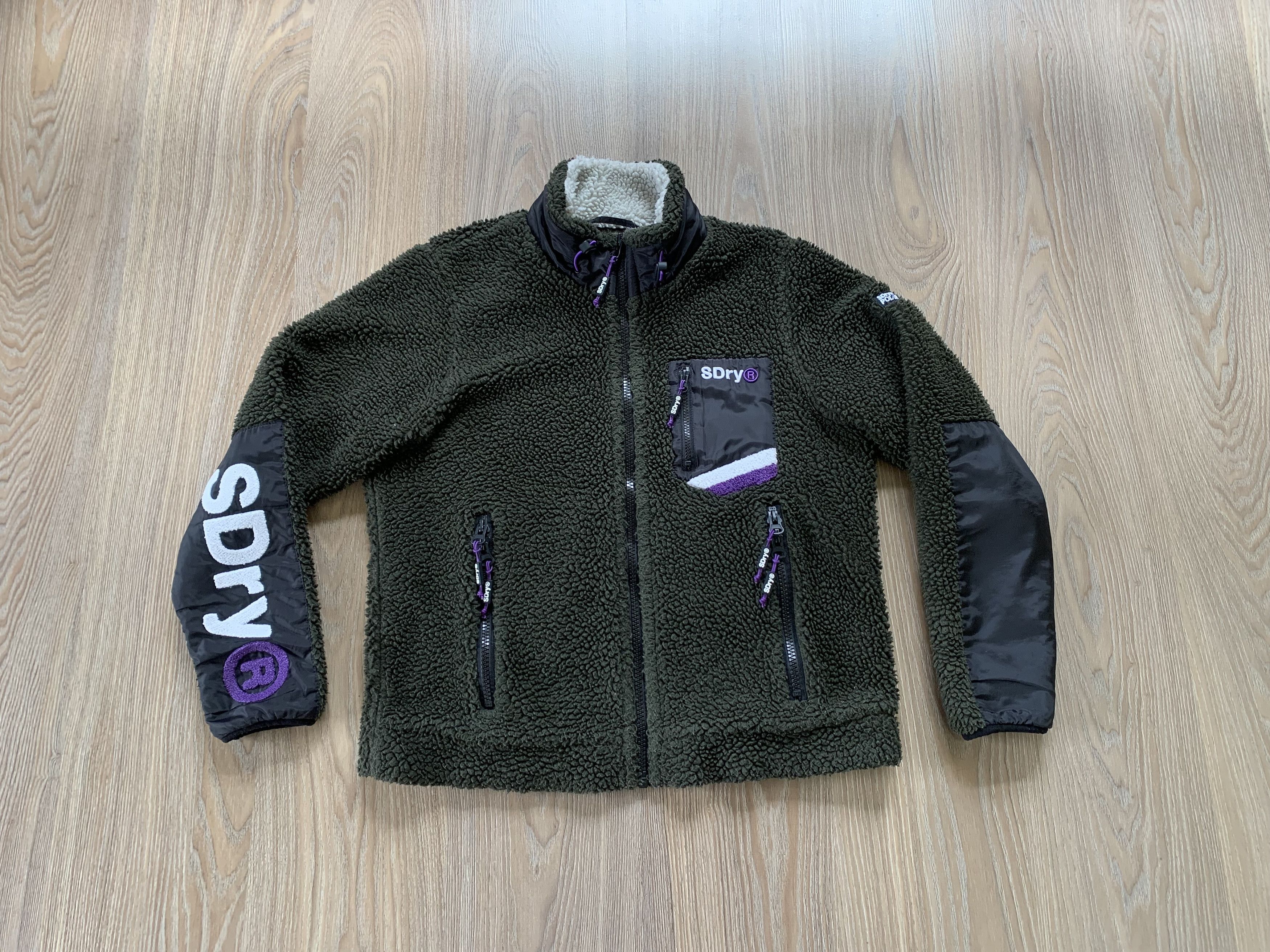 Japanese Brand × Superdry Superdry Polar Heavy Womens Zip Celsius Sherpa Size L / US 10 / IT 46 - 11 Thumbnail