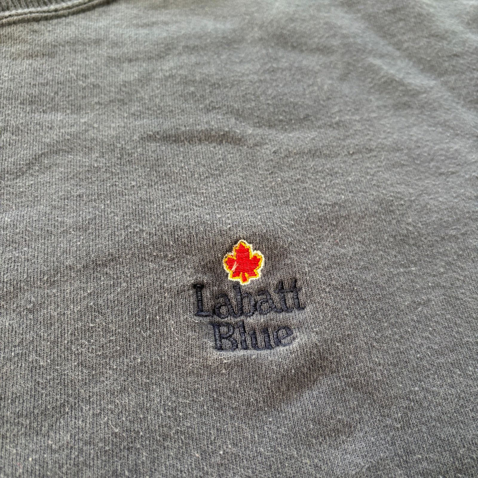 Vintage Vintage 90s Labatt Blue Cotton Sweatshirt Sz XL Size US XL / EU 56 / 4 - 3 Thumbnail