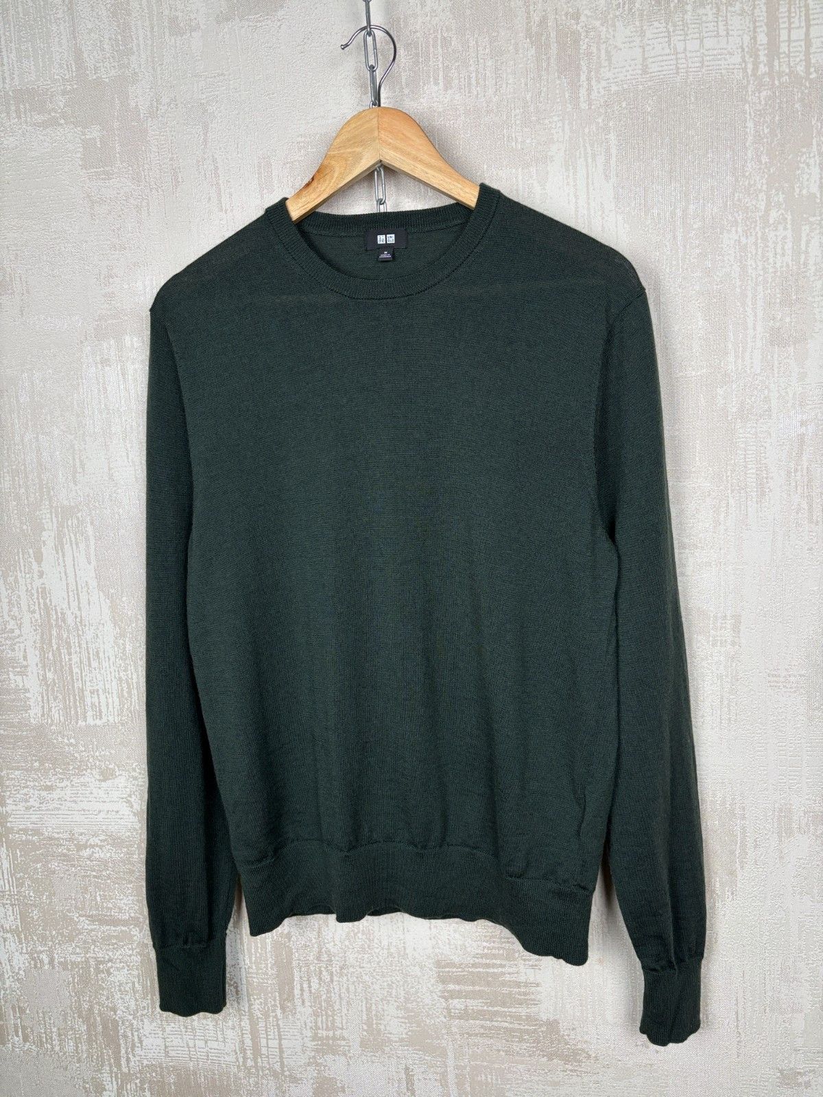 Uniqlo Uniqlo Crew Neck Wool Pullover Sweater Jumper Size US M / EU 48-50 / 2 - 2 Thumbnail