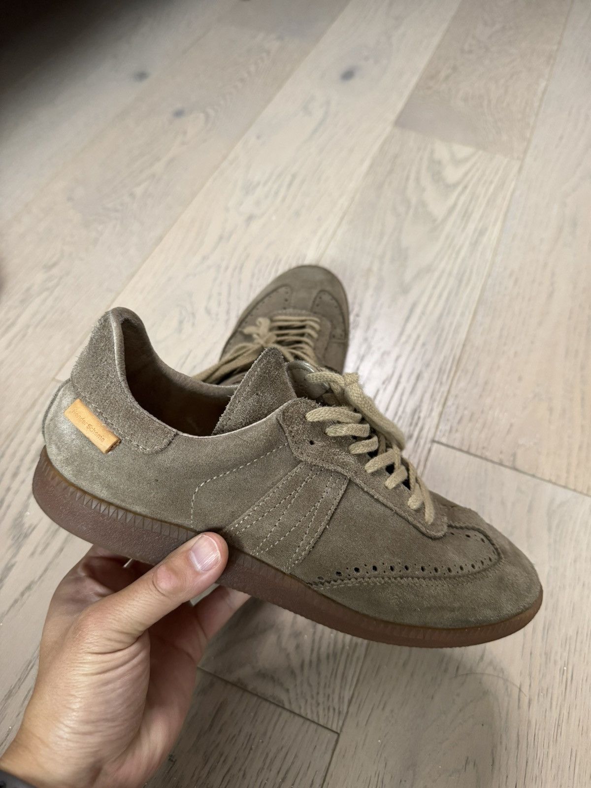 Hender Scheme Hender Scheme Citizen Trainer Khaki Beige Size US 9 / EU 42 - 3 Thumbnail