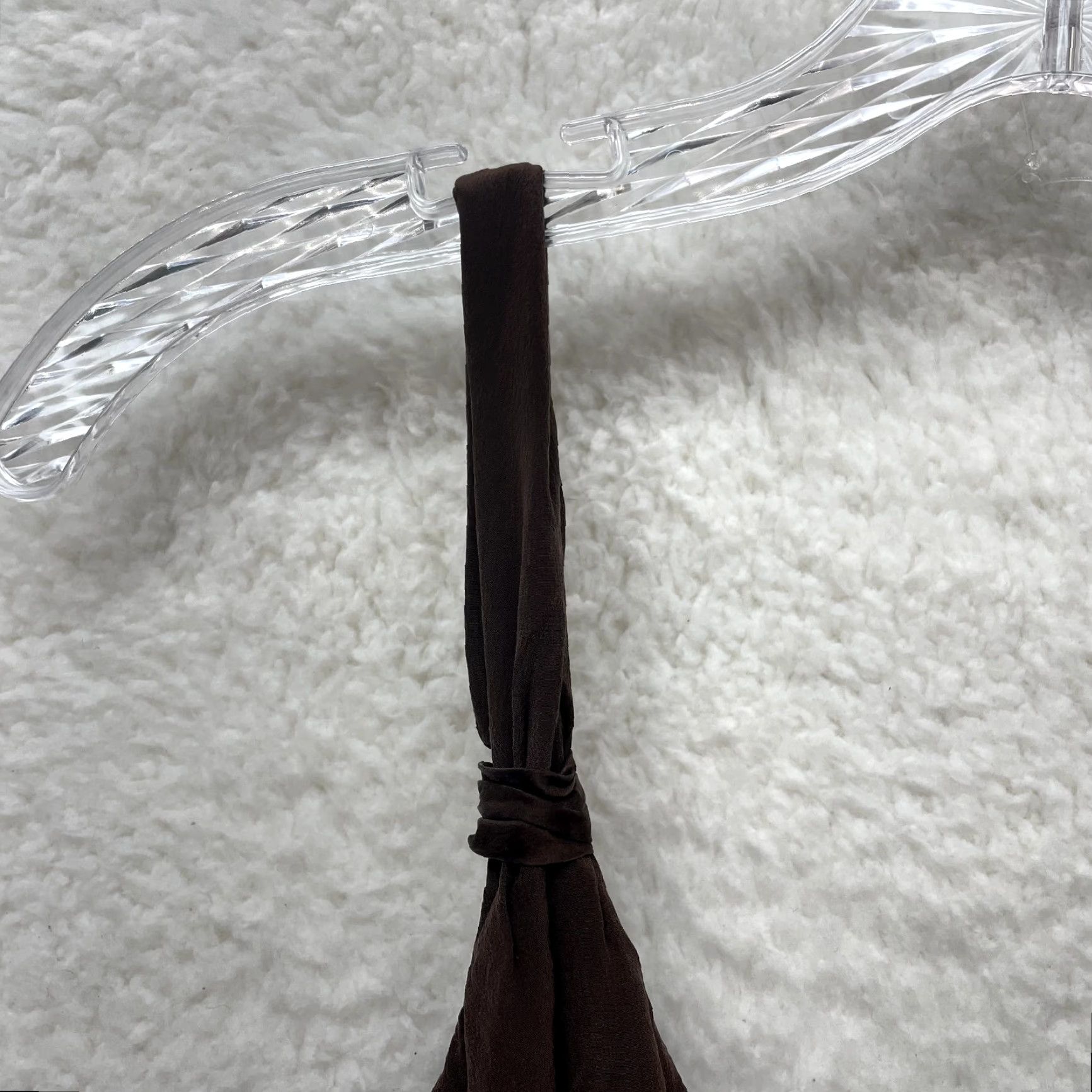 Bcbgmaxazria VINTAGE BCBGMAXAZRIA Dress Maxi 10 Brown Silk Grunge Whimsigoth Fairy Womens Size L / US 10 / IT 46 - 7 Thumbnail
