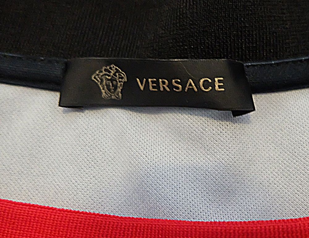 Versace Versace Fall/Winter 2018 Logo Jersey Soccer Size US XS / EU 42 / 0 - 4 Thumbnail