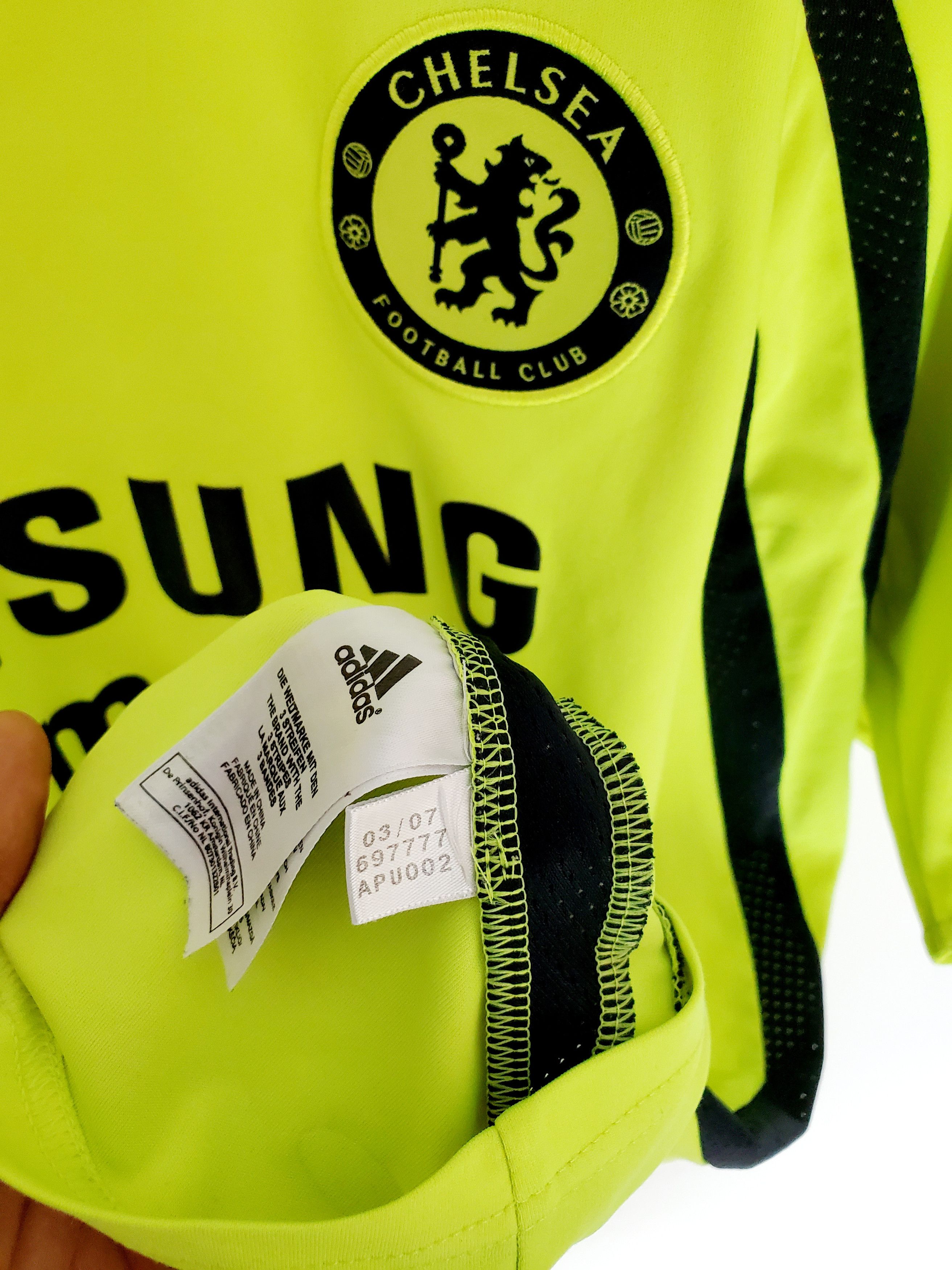 Adidas CHELSEA 2007 2008 AWAY SHIRT ADIDAS Perfect condition XL Size US XL / EU 56 / 4 - 5 Thumbnail