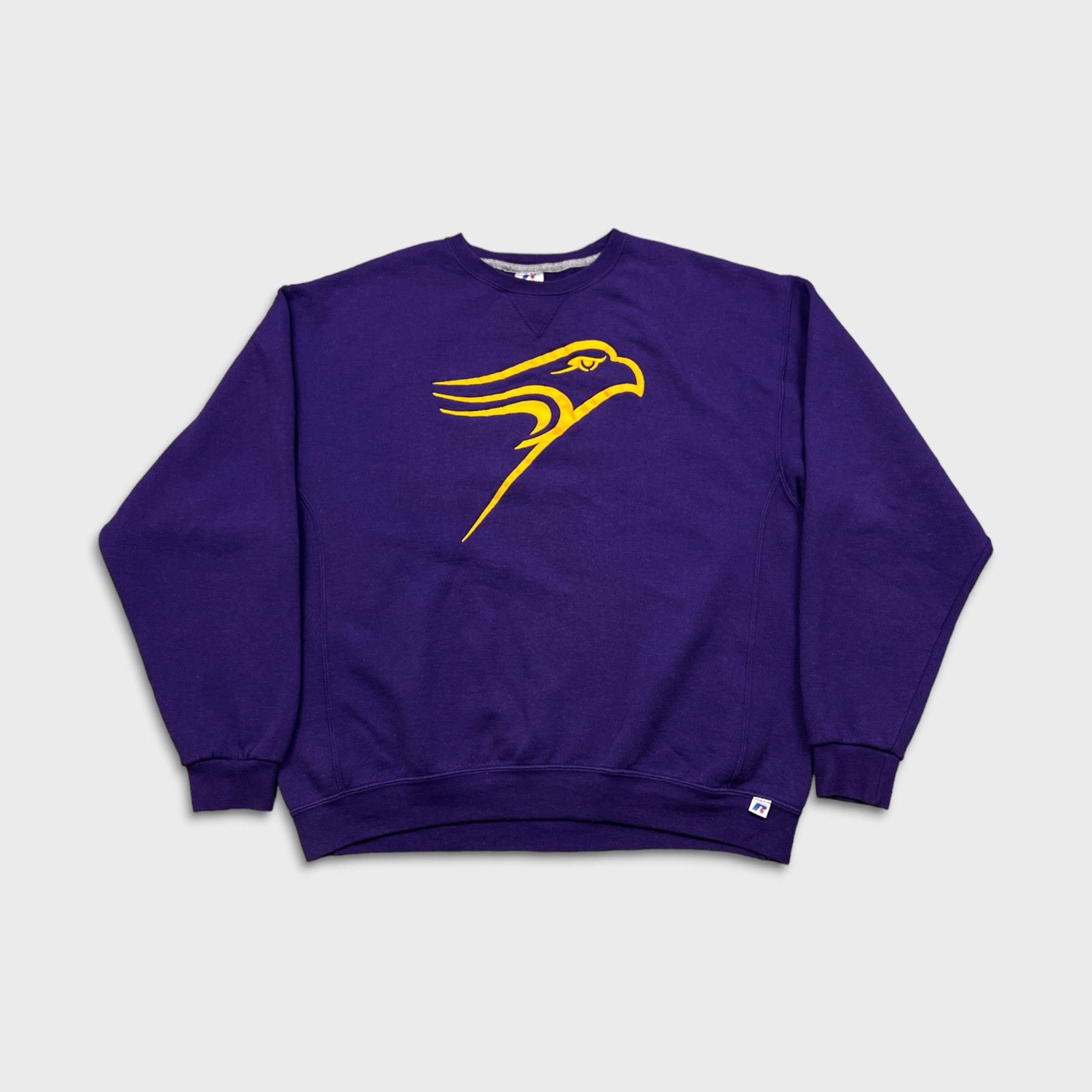 NCAA × Russell Athletic × Vintage Russell Athletic Sweatshirt Laurier Golden Hawks University Size US XL / EU 56 / 4 - 1 Thumbnail