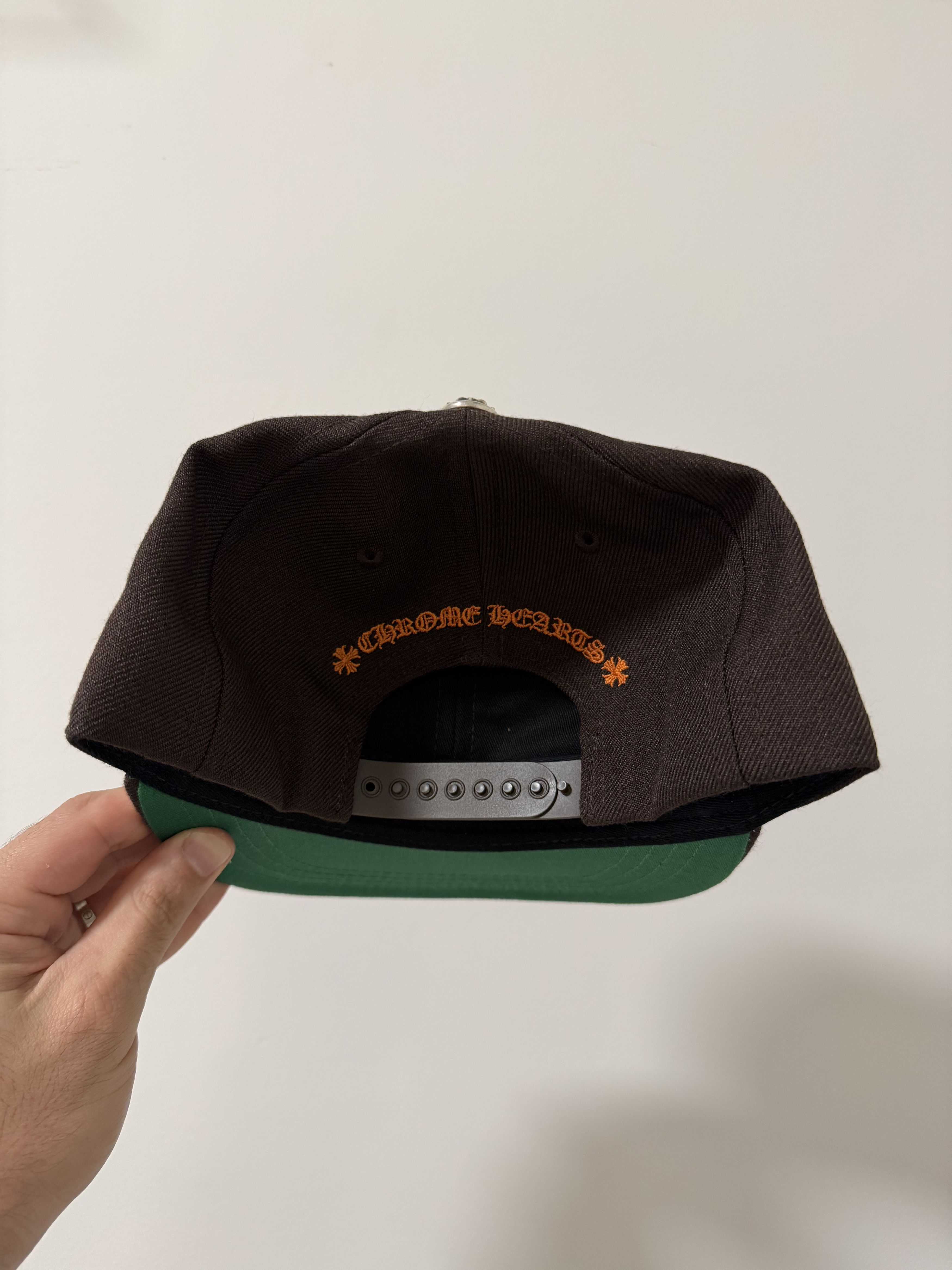 Chrome Hearts CH Brown Orange Baseball Hat Size ONE SIZE - 3 Thumbnail