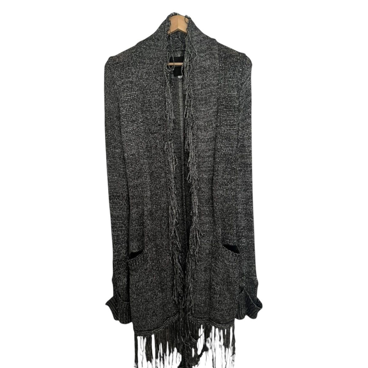 Japanese Brand Johnny wolf fray knit cardigan Size US S / EU 44-46 / 1 - 1 Thumbnail