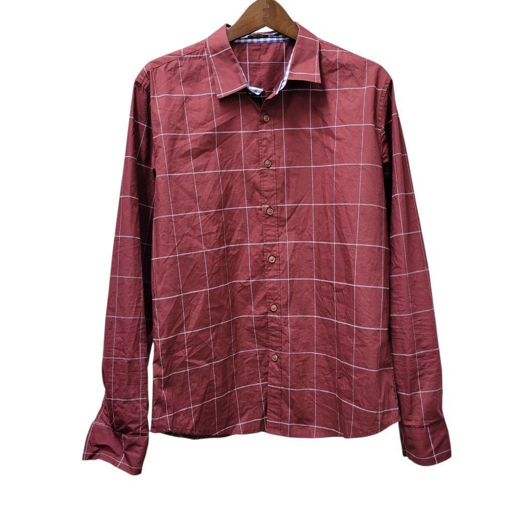 Other Coofandy Men's Slim-Fit Long-Sleeves Plaid Shirt Size Large Size US L / EU 52-54 / 3 - 2 Thumbnail