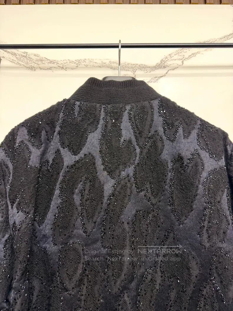 Saint Laurent Paris Saint Laurent Paris Black napped beaded jacket Size US S / EU 44-46 / 1 - 5 Thumbnail