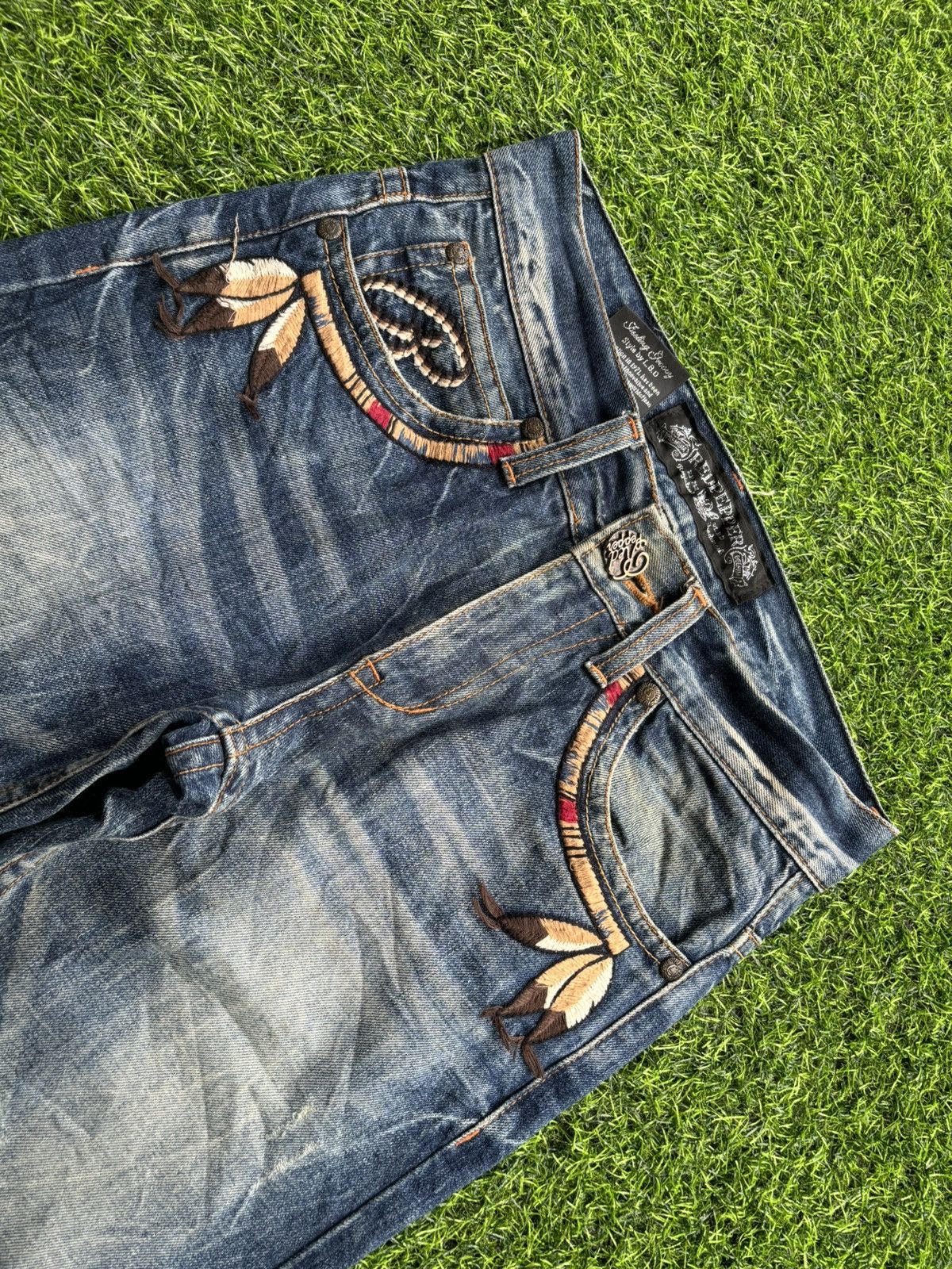 Tornado Mart Y2k Red Pepper Ifsixwasnine Punk Style Jeans Size US 31 - 4 Thumbnail