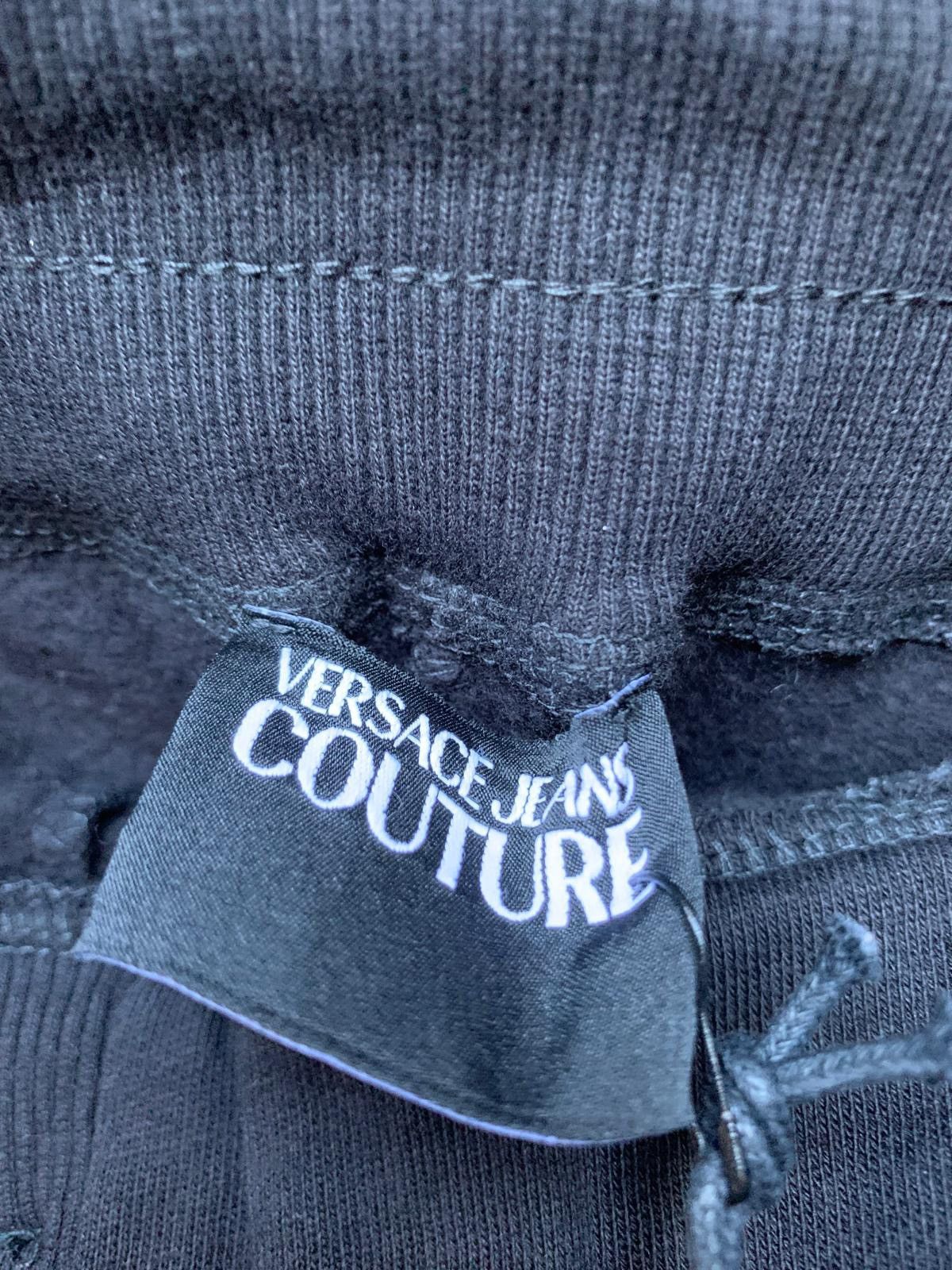 Versace Jeans Couture Versace Jeans Culture Baroque Logo Print Pants, XS, black Size US 28 / EU 44 - 12 Thumbnail